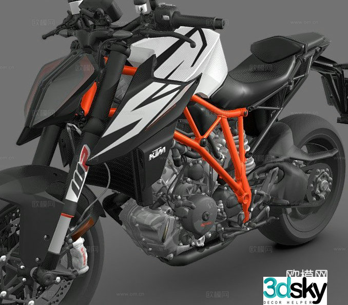 motorcycle 3d model