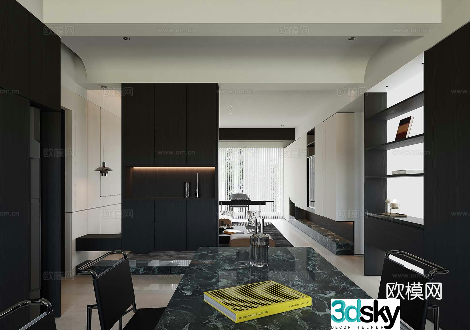 Italian restaurant 3d model