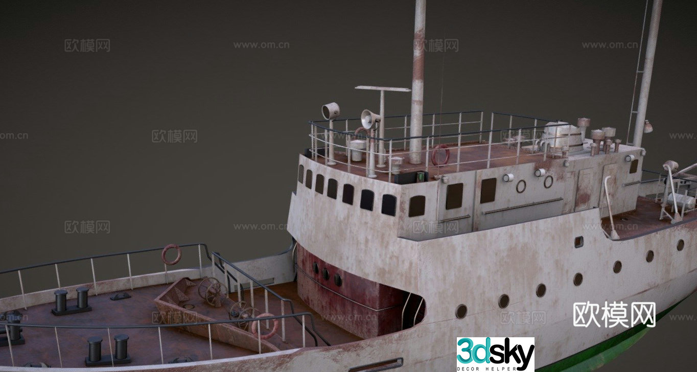 sea â€‹â€‹ship steamer cruise 3d model