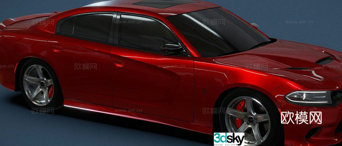 Dodge Charger 2019 car 3d model