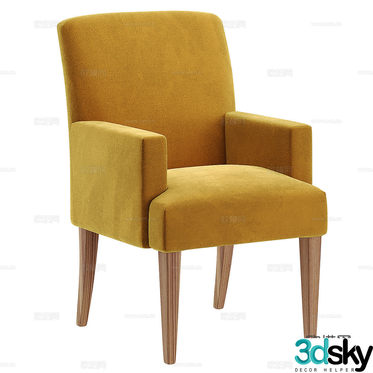 Modern chair leisure chair 3d model