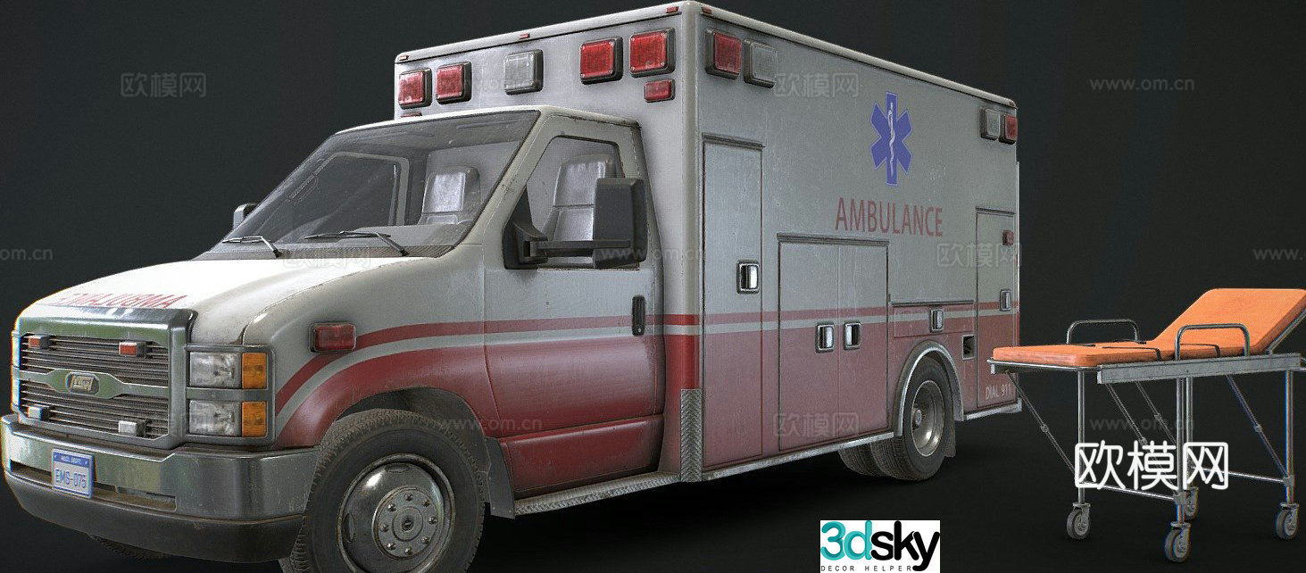 ambulance 3d model