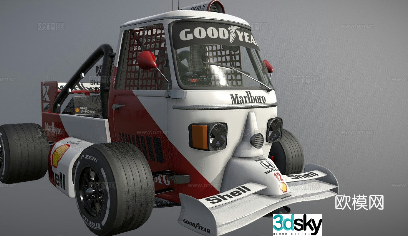 Concept car future car 3d model