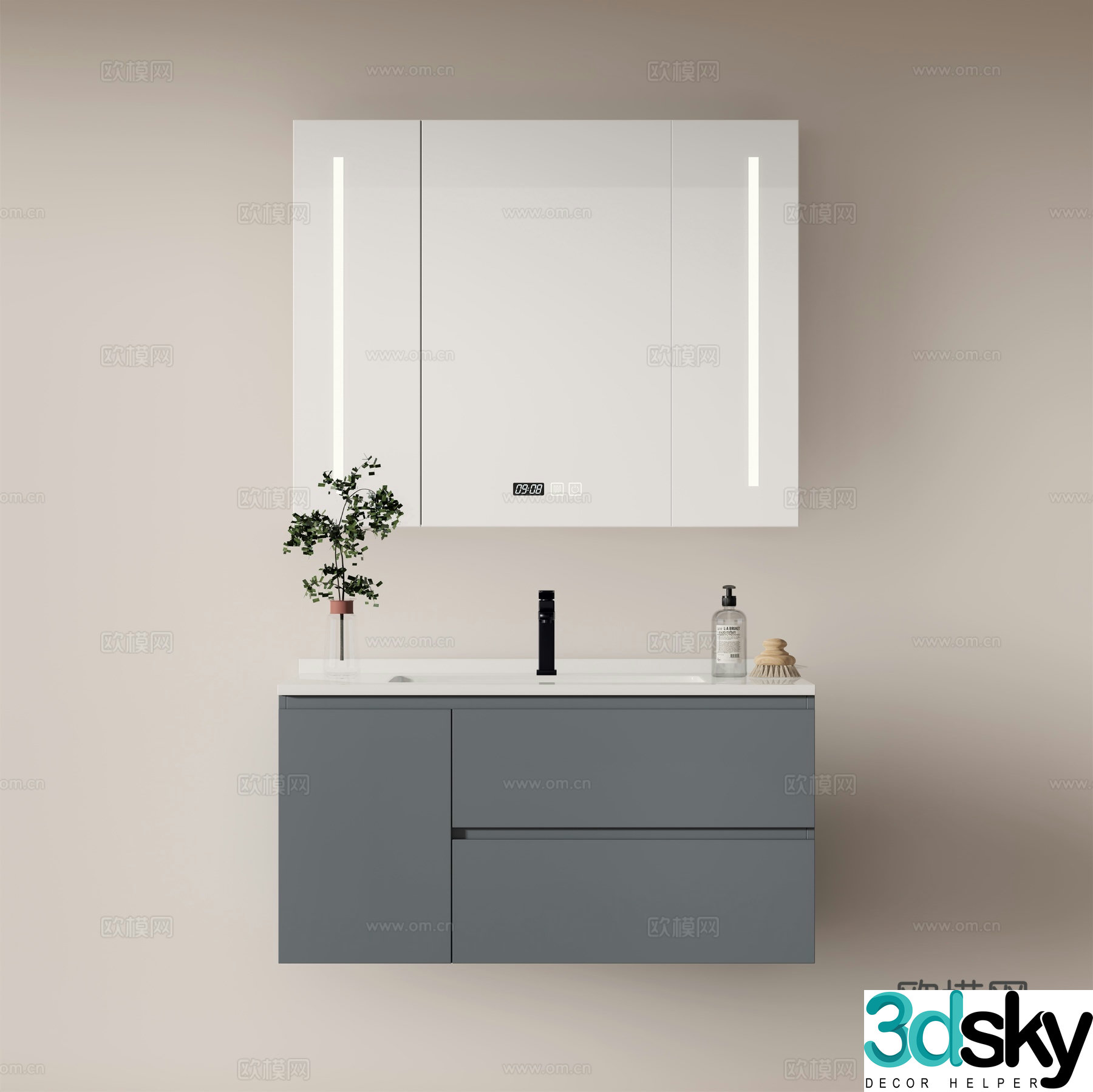 Modern wash basin wash basin 3d model