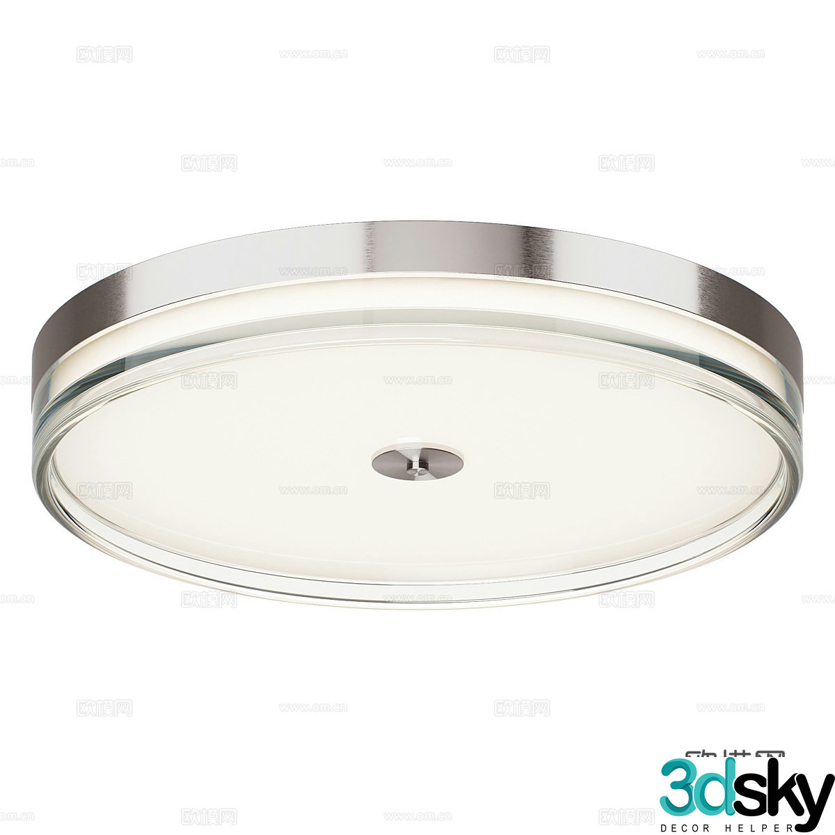 Simple ceiling lamp bedroom lamp 3d model