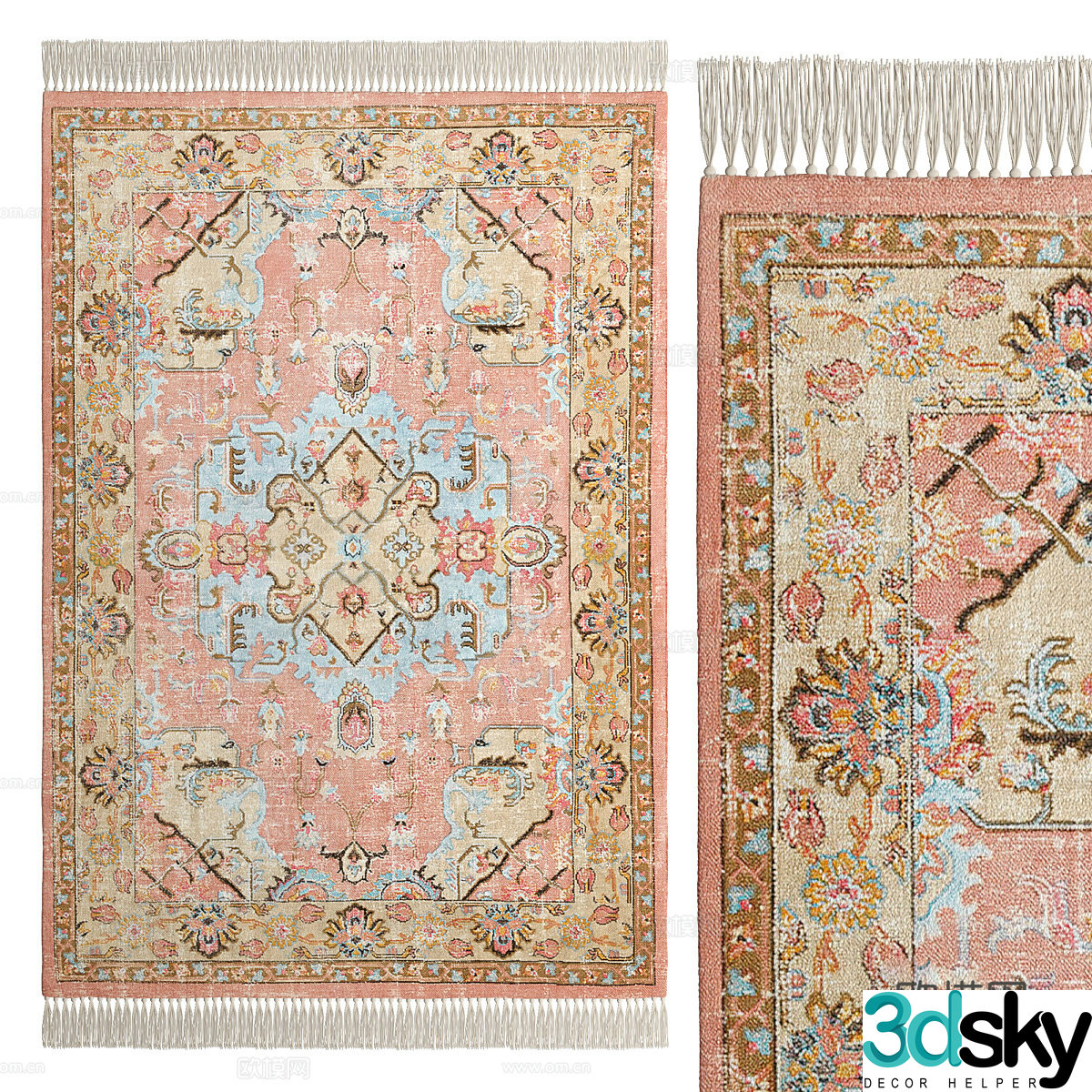 square carpet 3d model