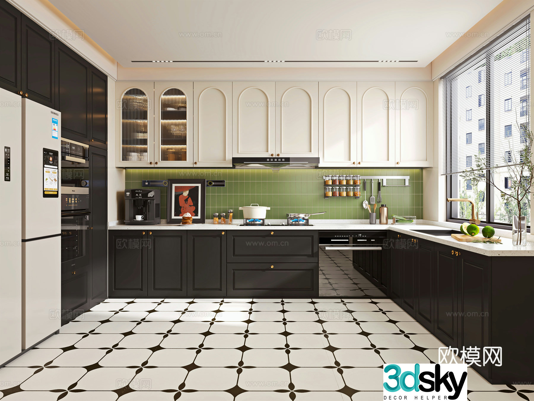 French kitchen 3d model