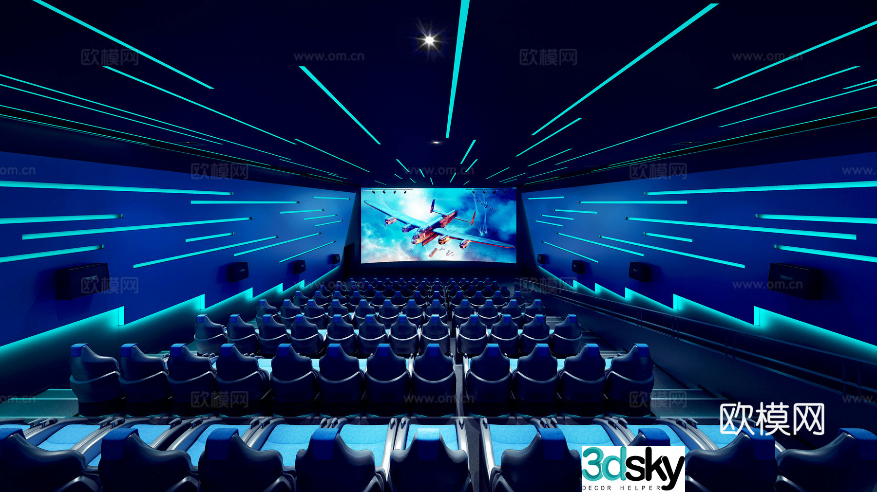 4D cinema cinema 3d model