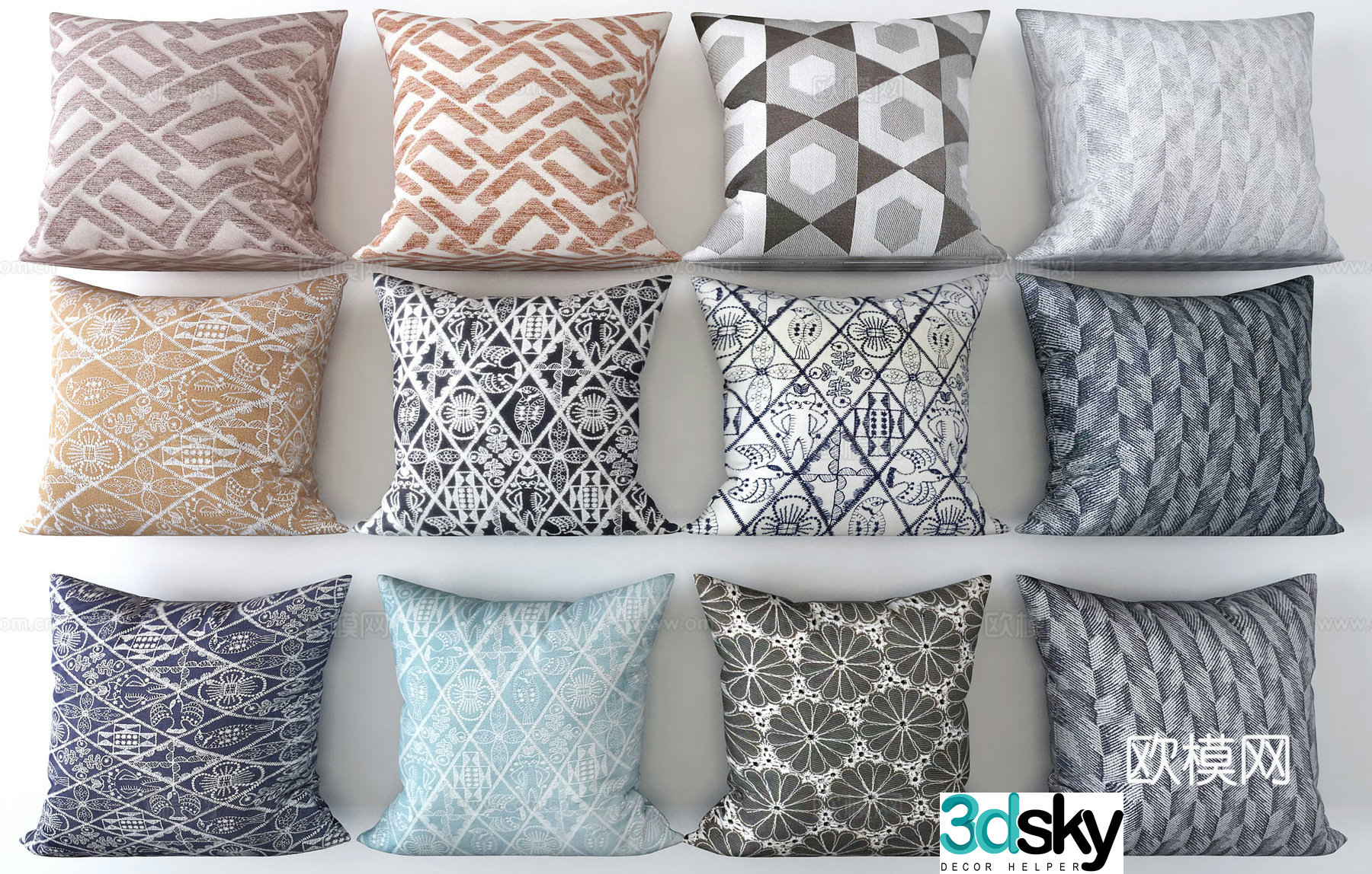 pillow pillow 3d model