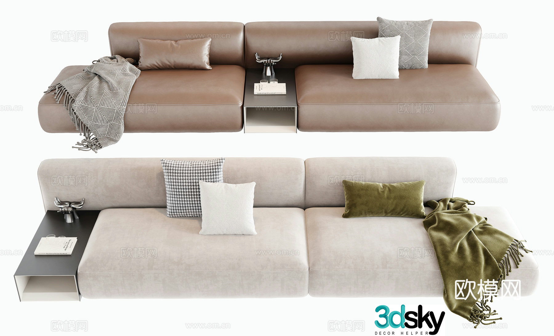Modern love sofa 3d model