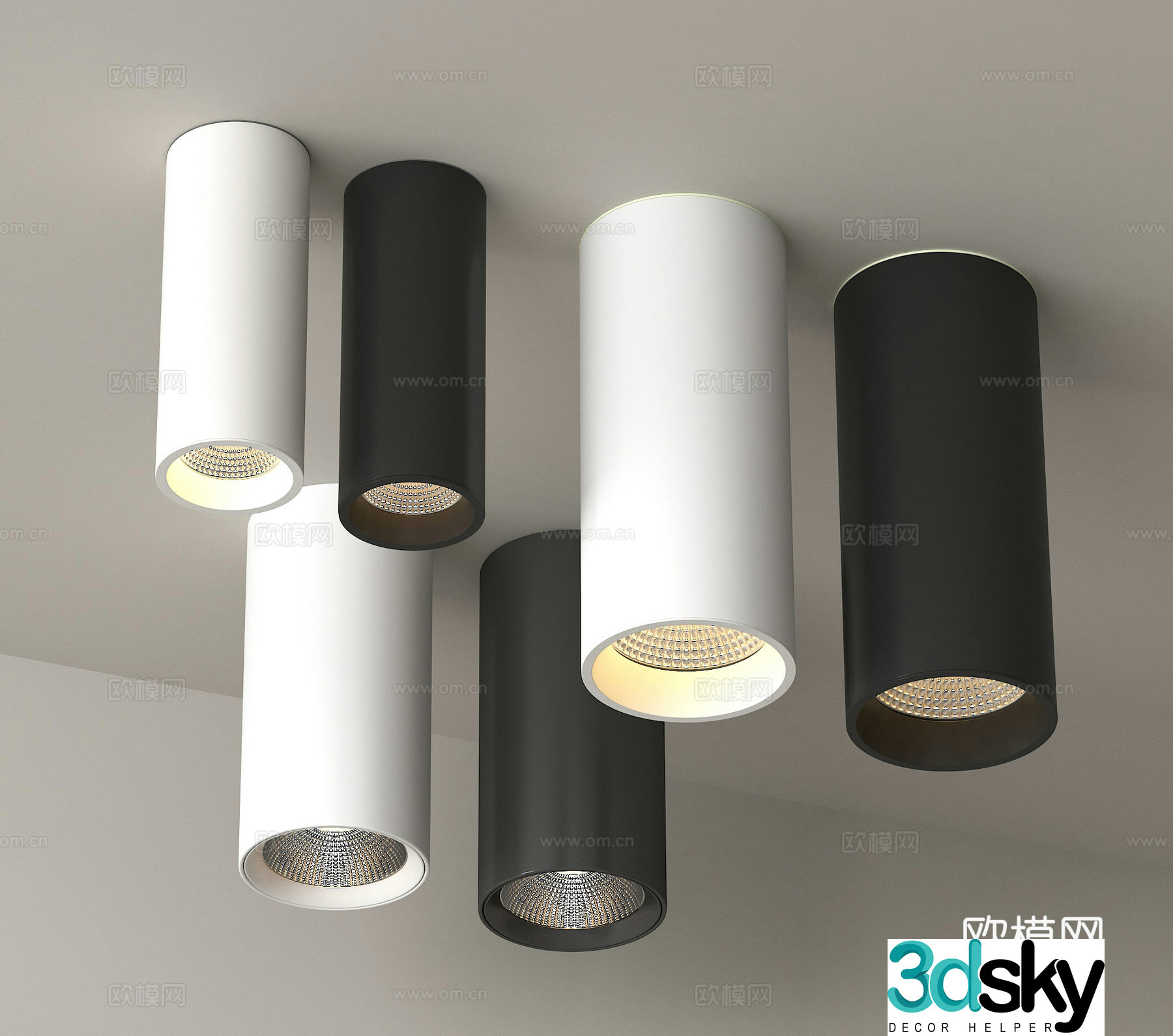 spotlight downlight 3d model