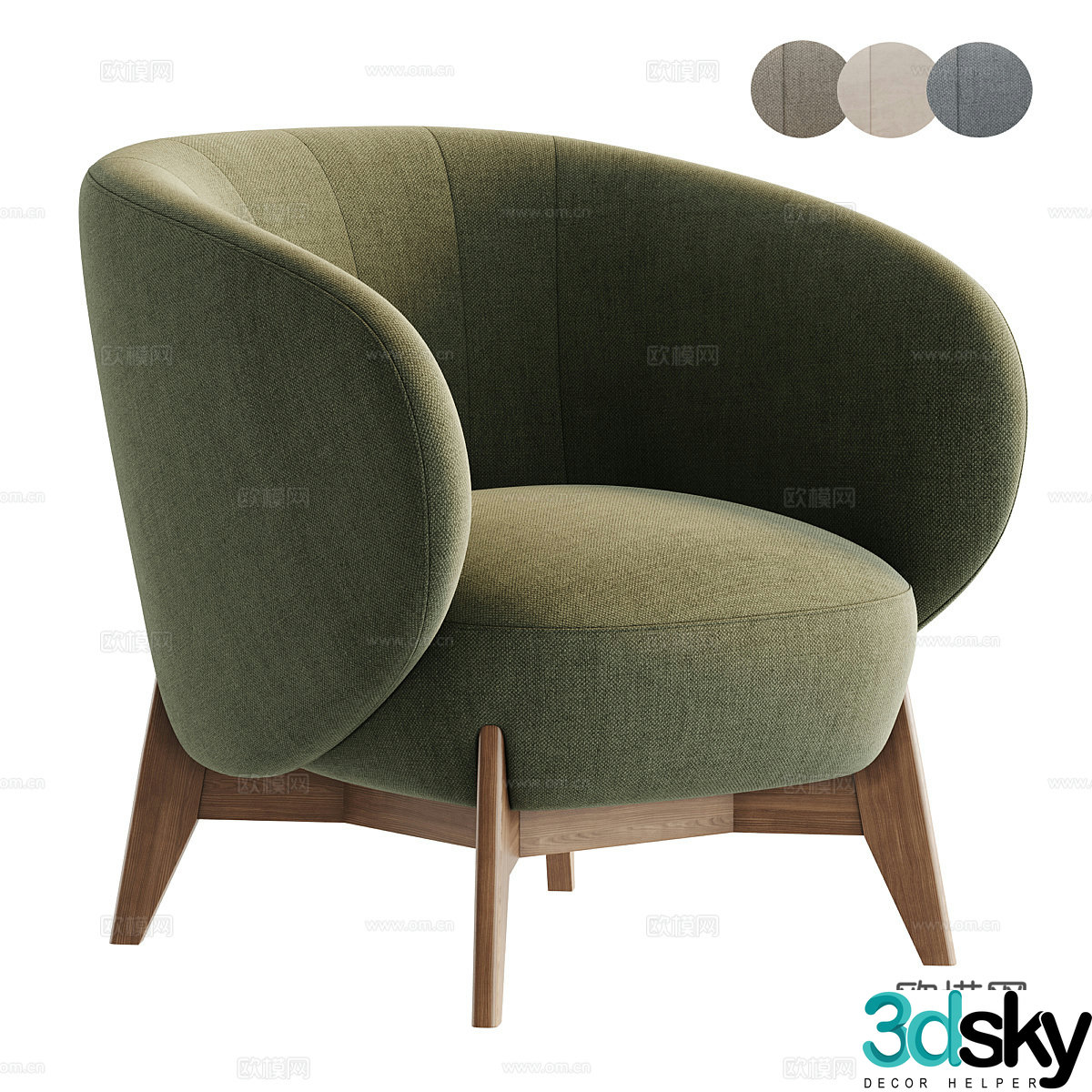 Sofa chair leisure chair 3d model