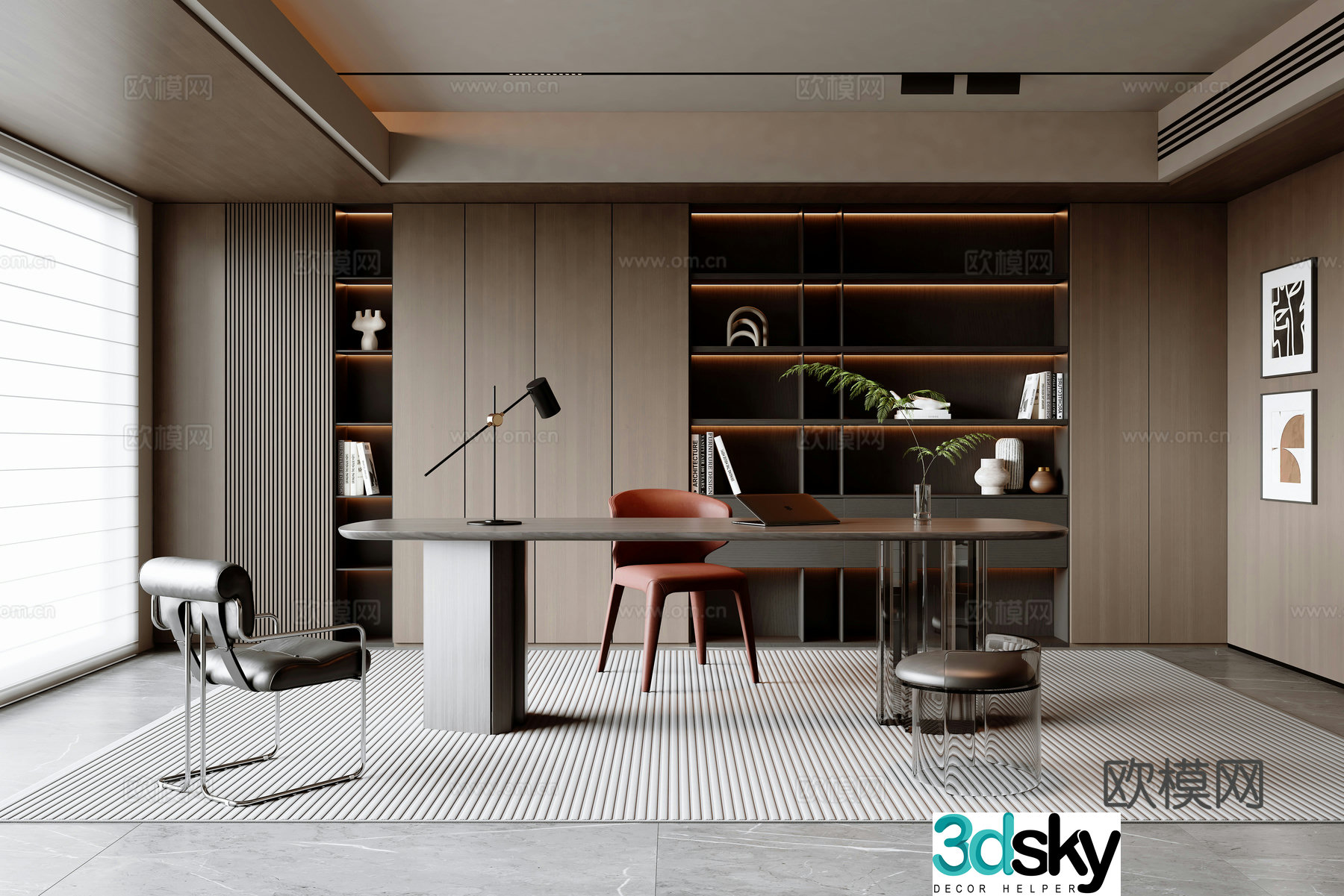 Italian study 3D model
