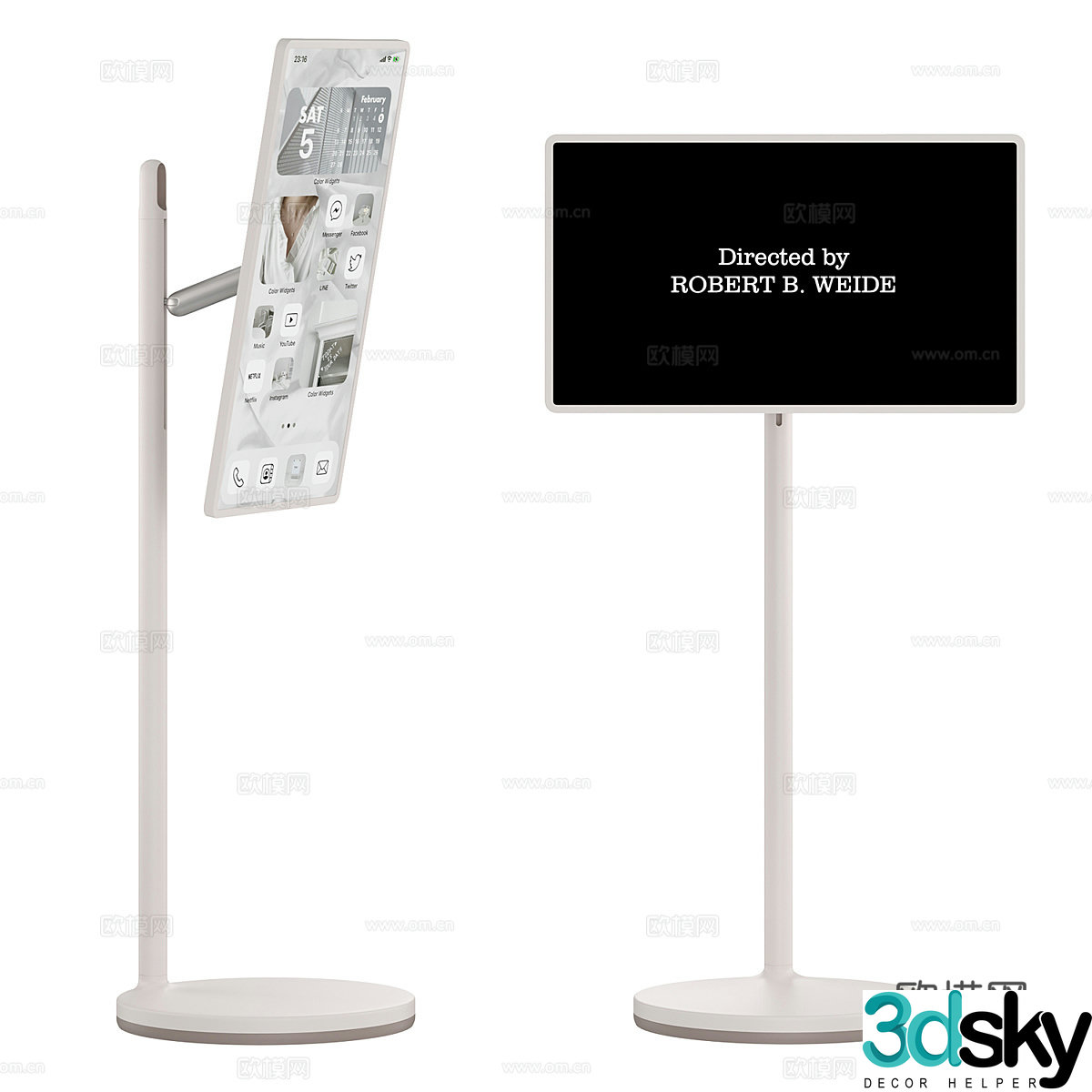 Smart floor lamp 3d model