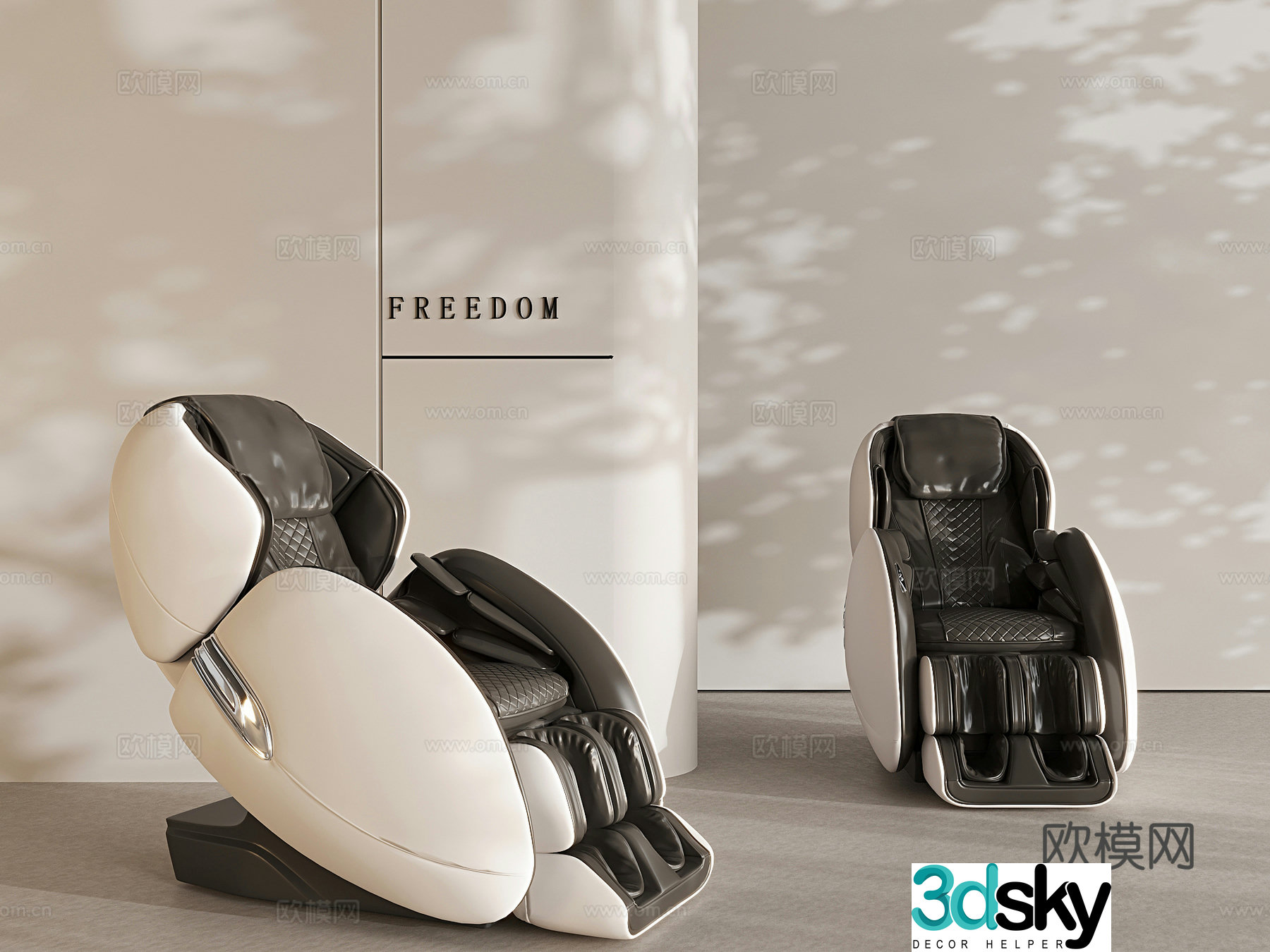 Massage chair 3d model