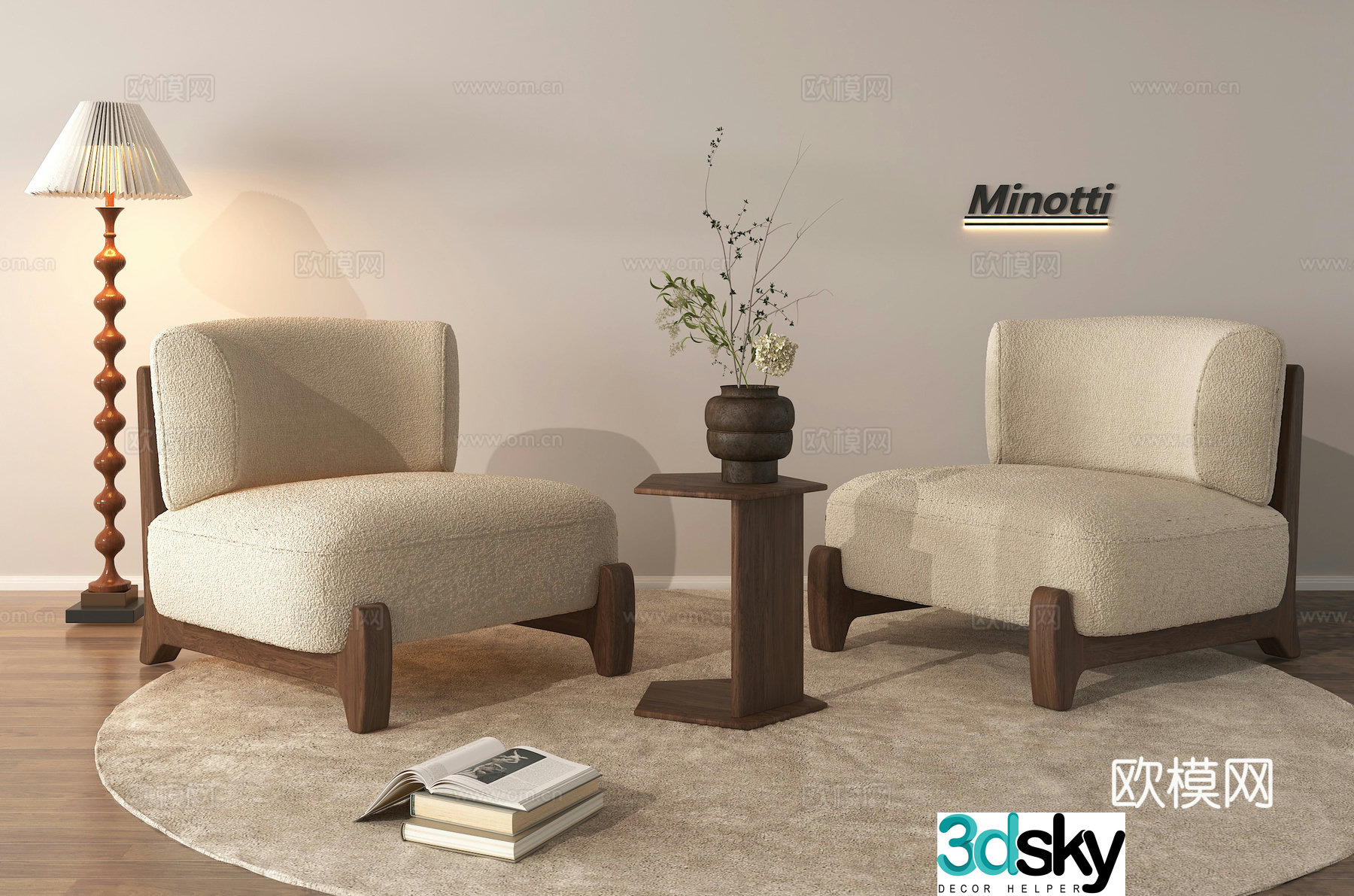 Medieval style chair sofa chair 3d model