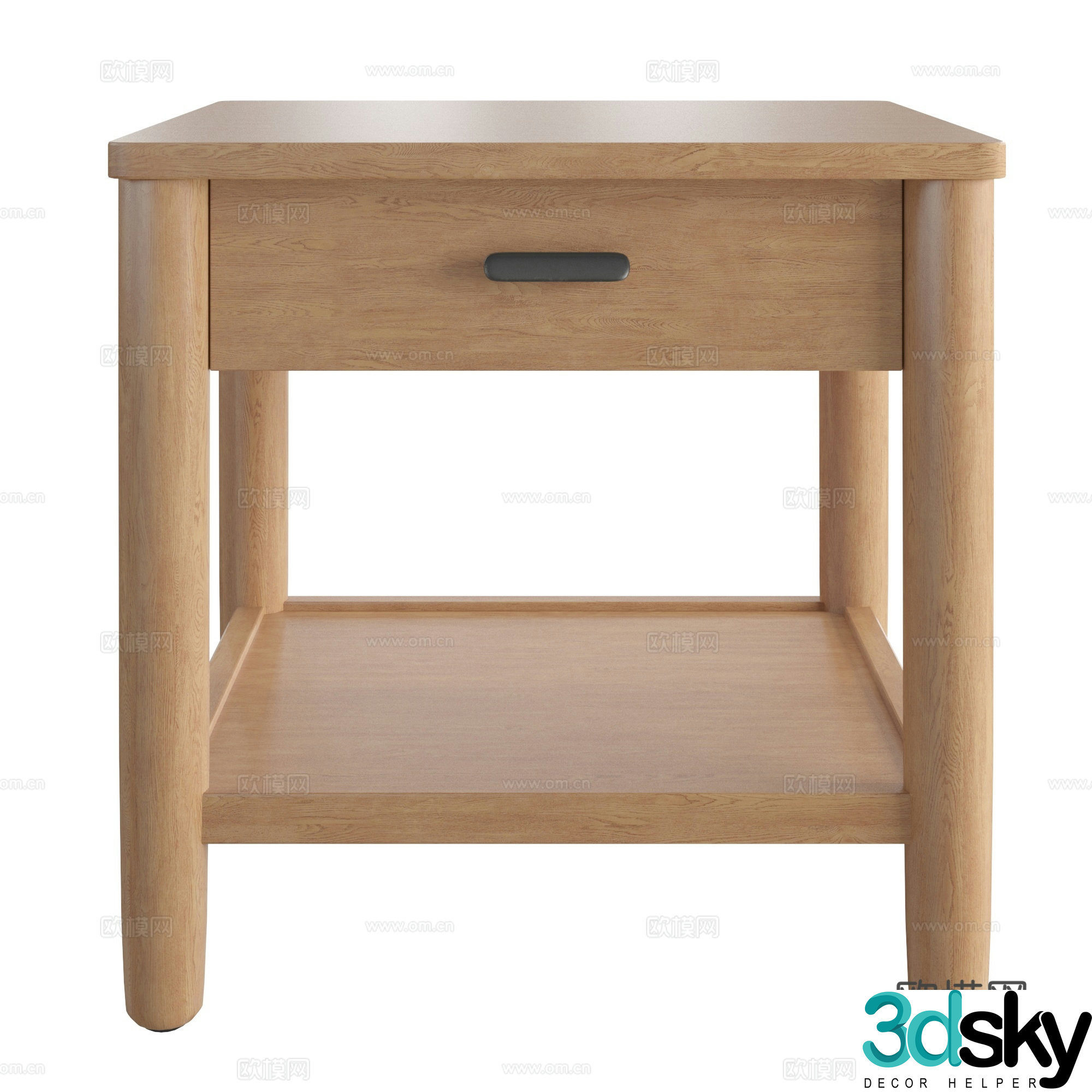 Nordic corner table side table table table 3d model