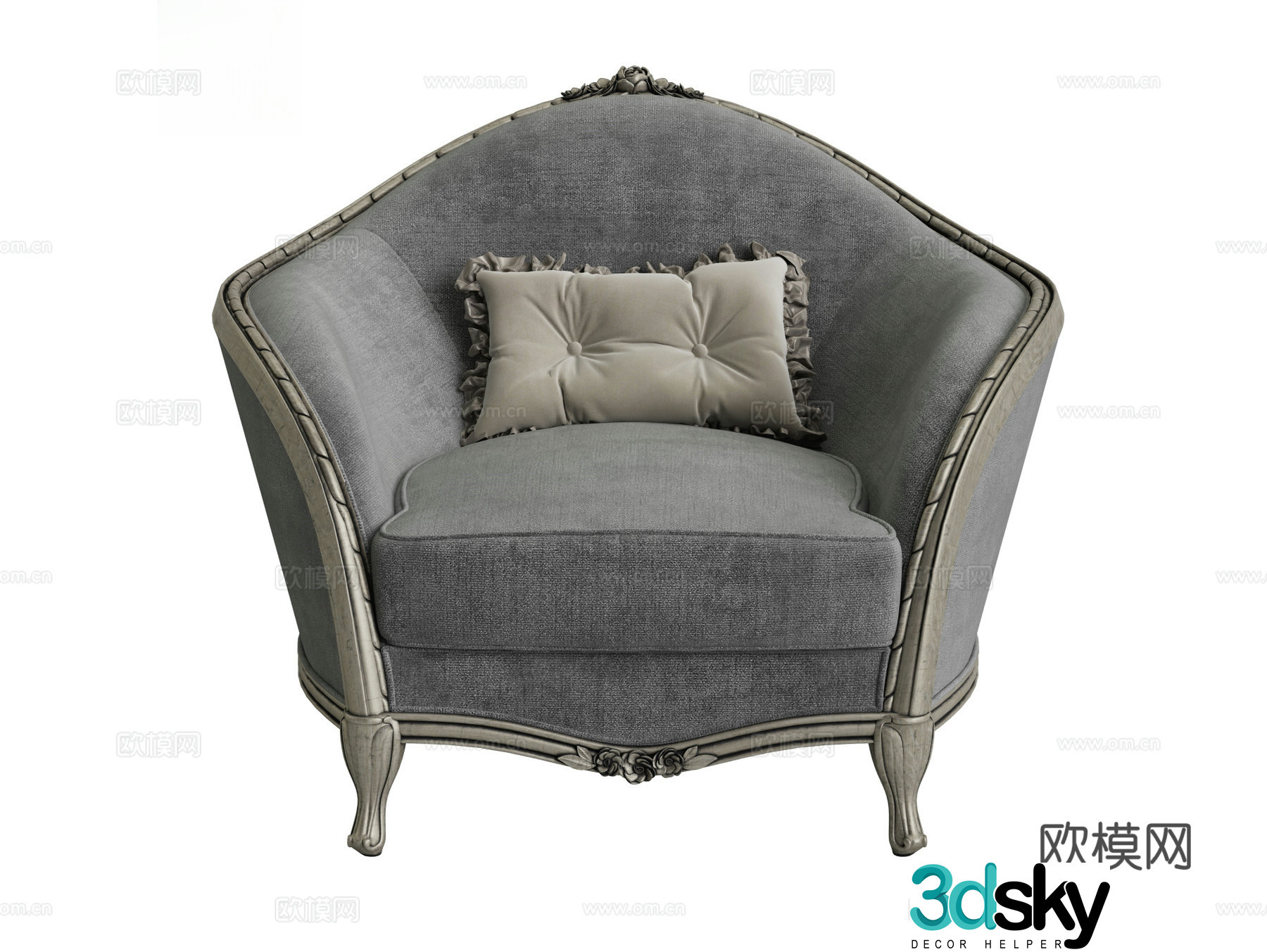 Single sofa leisure sofa 3d model