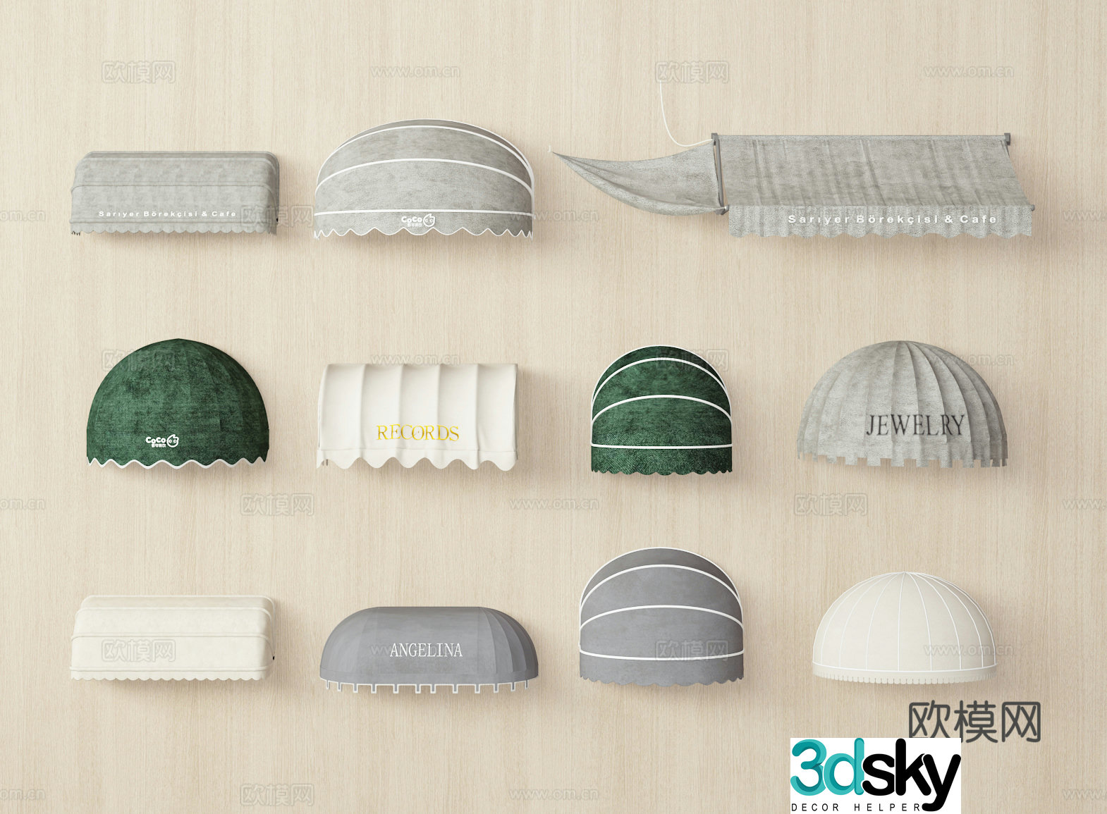 awning awning 3d model