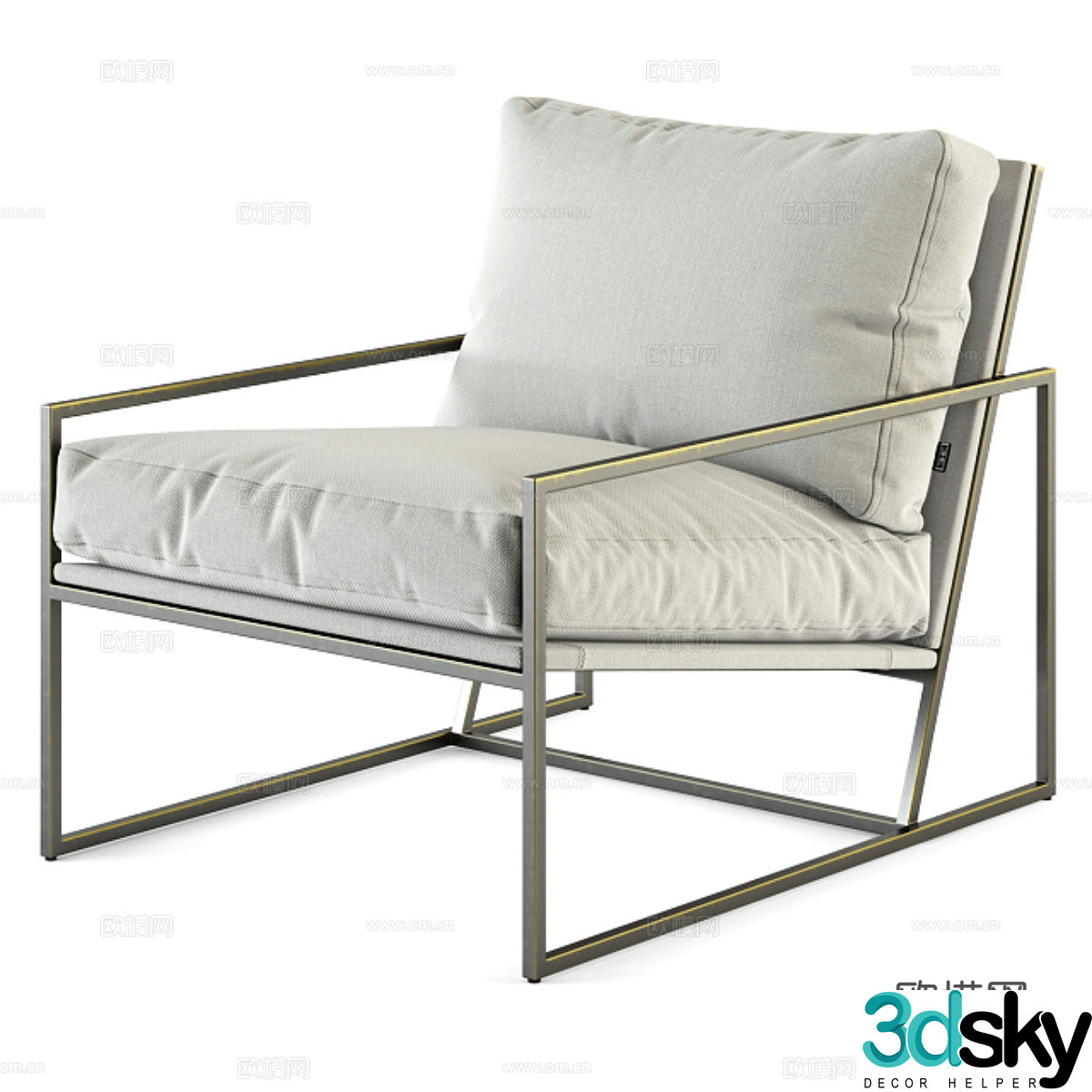 Sofa chair leisure chair 3d model