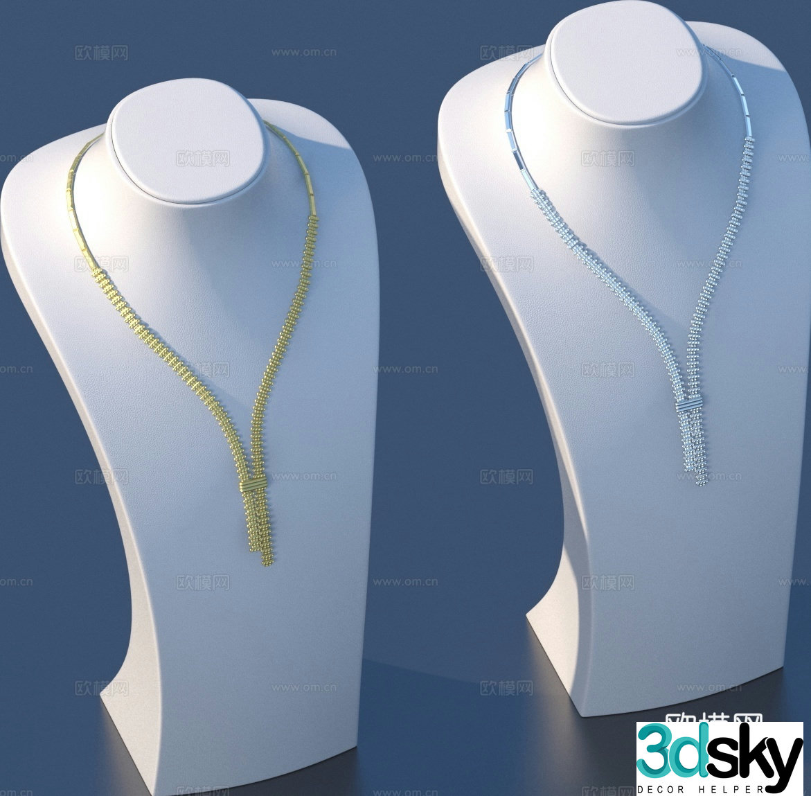 jewelry necklace 3d model
