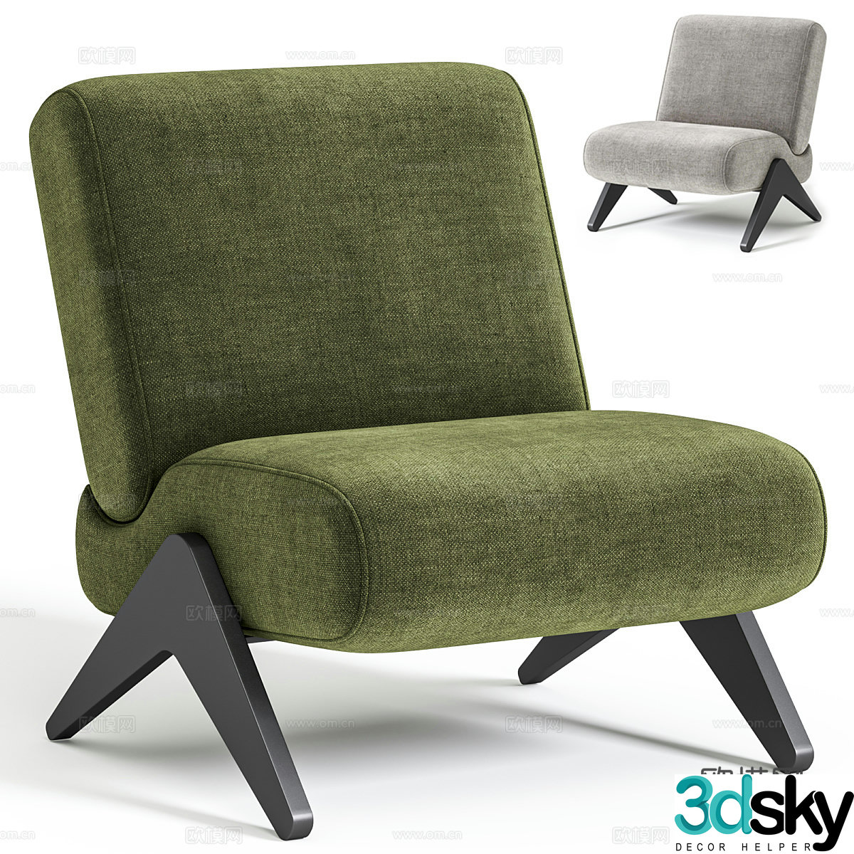 Leisure chair sofa chair 3d model
