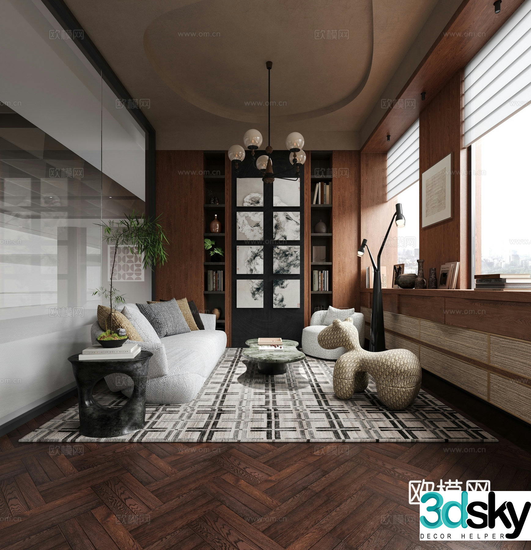 Wabi Sabi Manager’s Office Chairman’s Office 3D model
