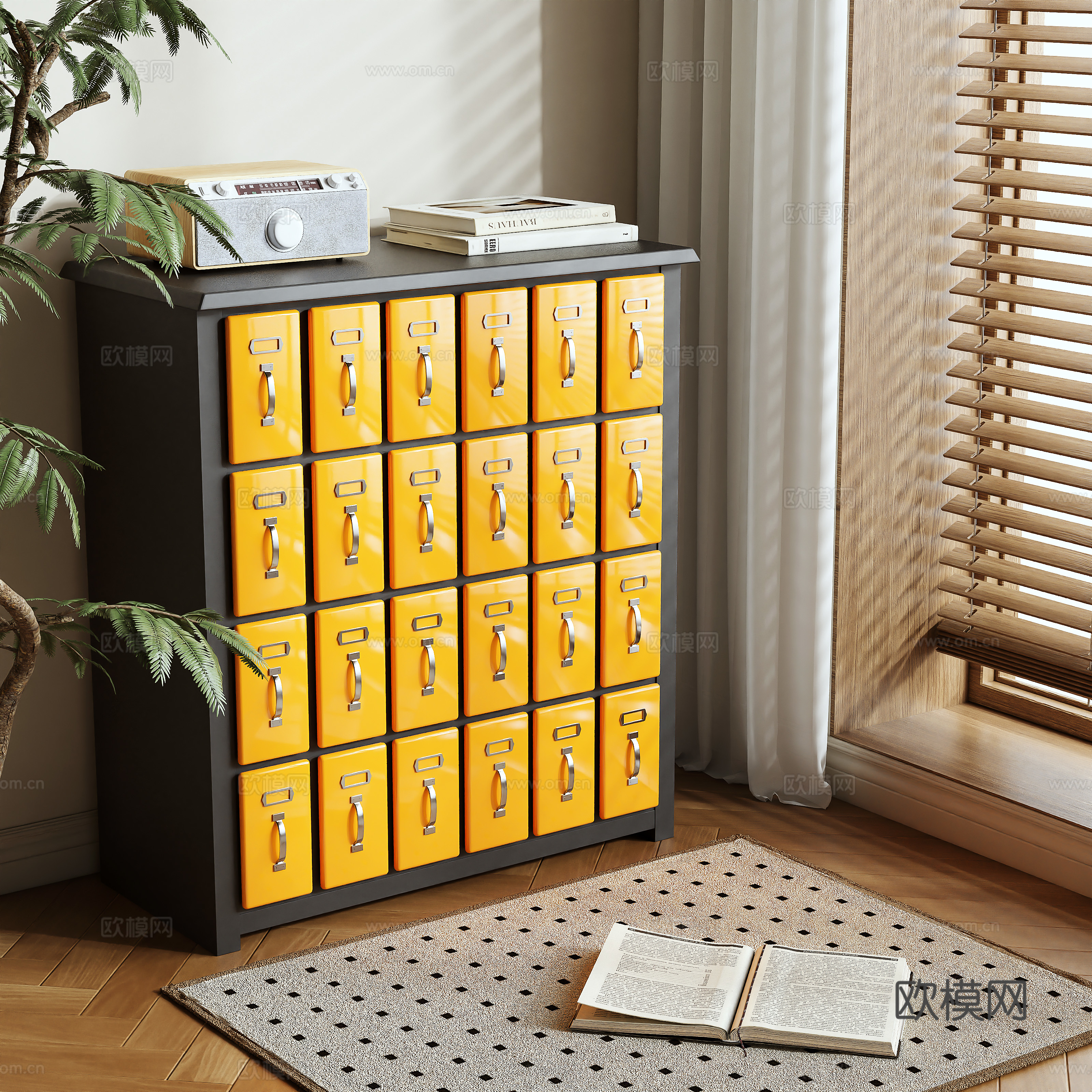 French chest of drawers 3d model
