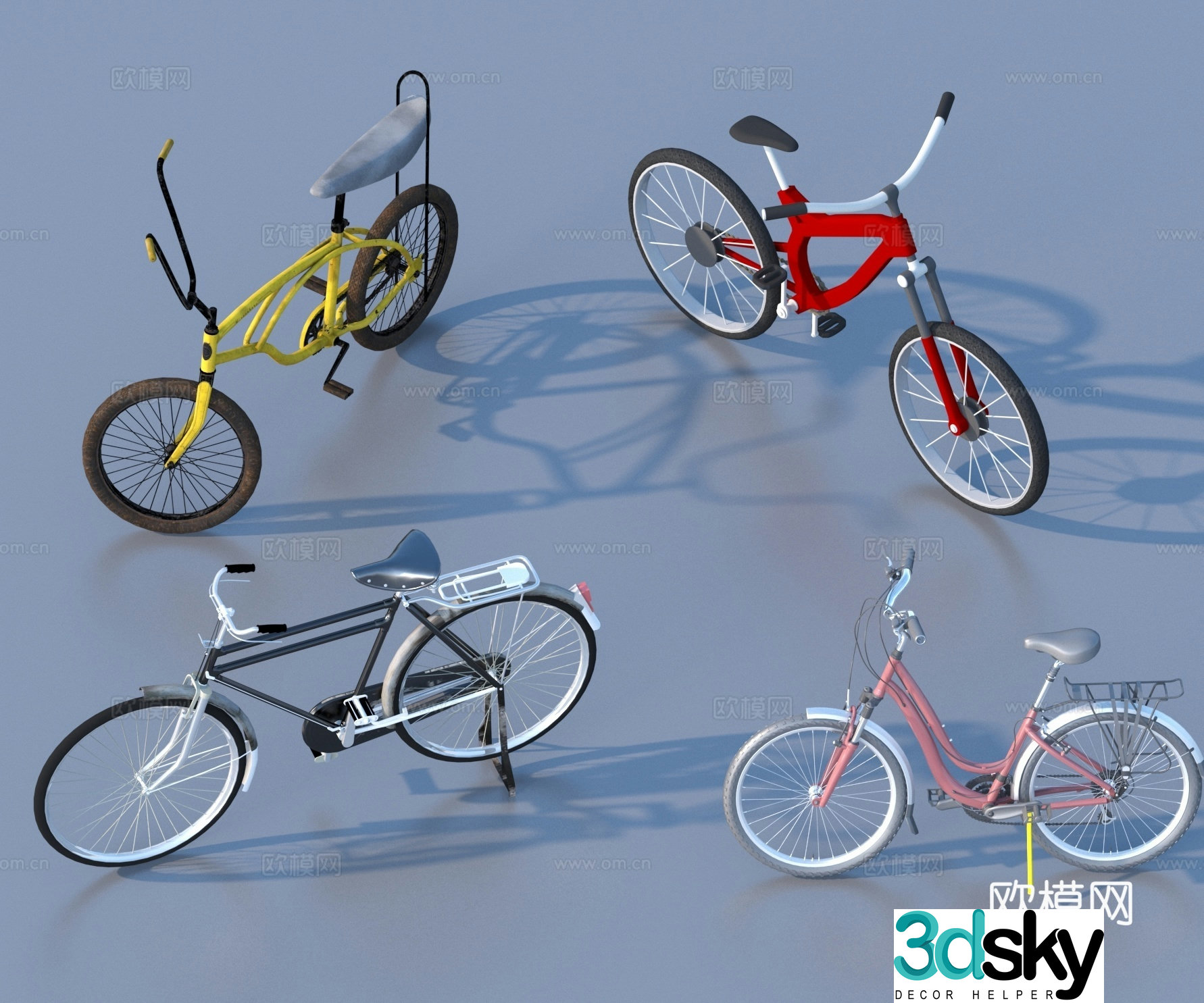 bicycle bicycle chain bicycle 3d model