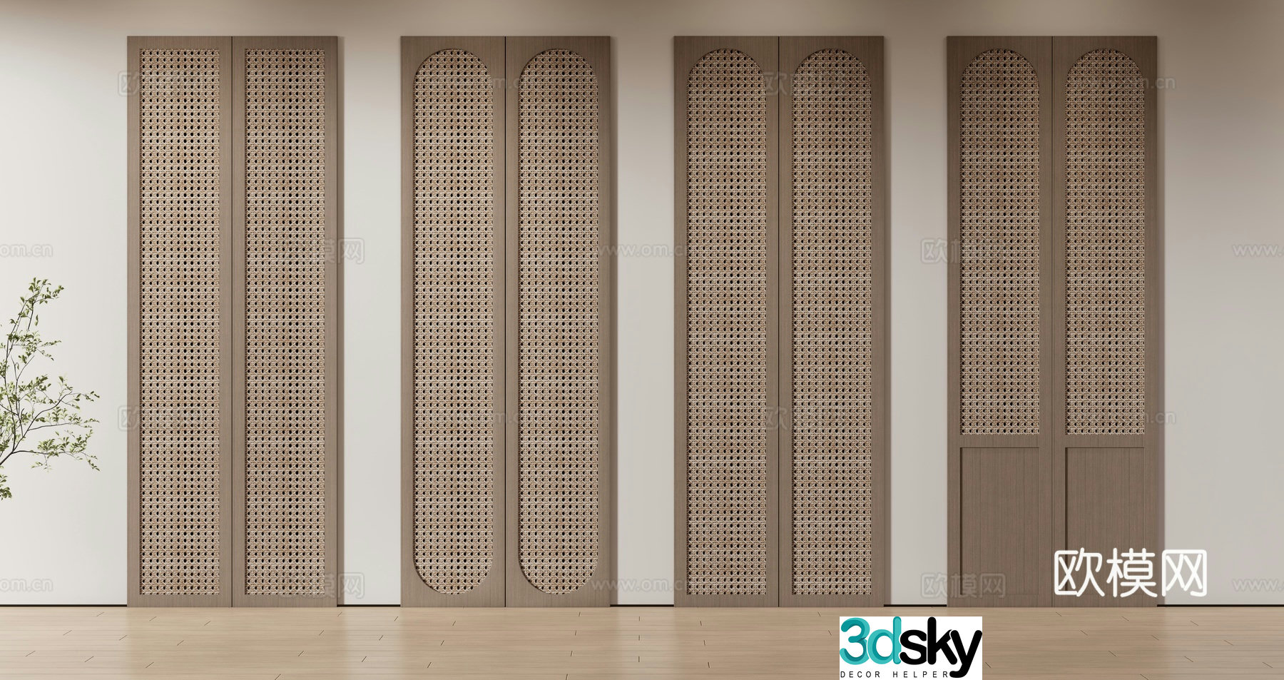 Wabi-sabi cabinet door cabinet door wine cabinet door wardrobe door shoe cabinet door 3D model