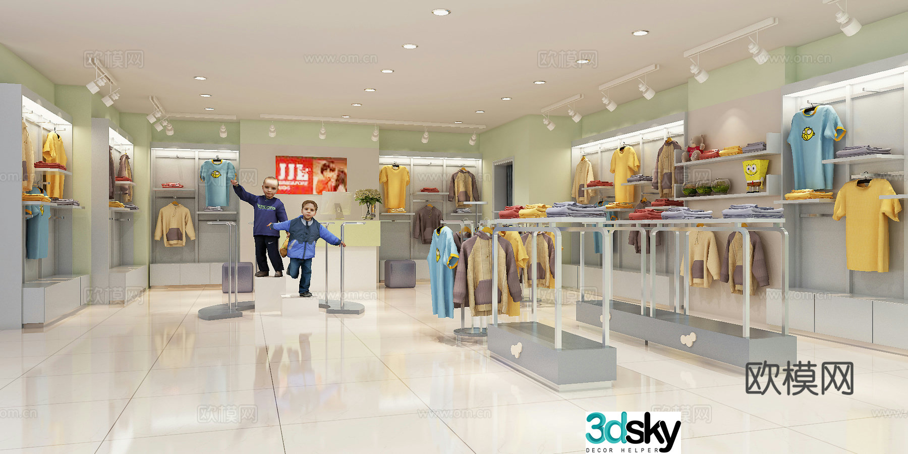 Children’s clothing store Children’s clothing store 3d model