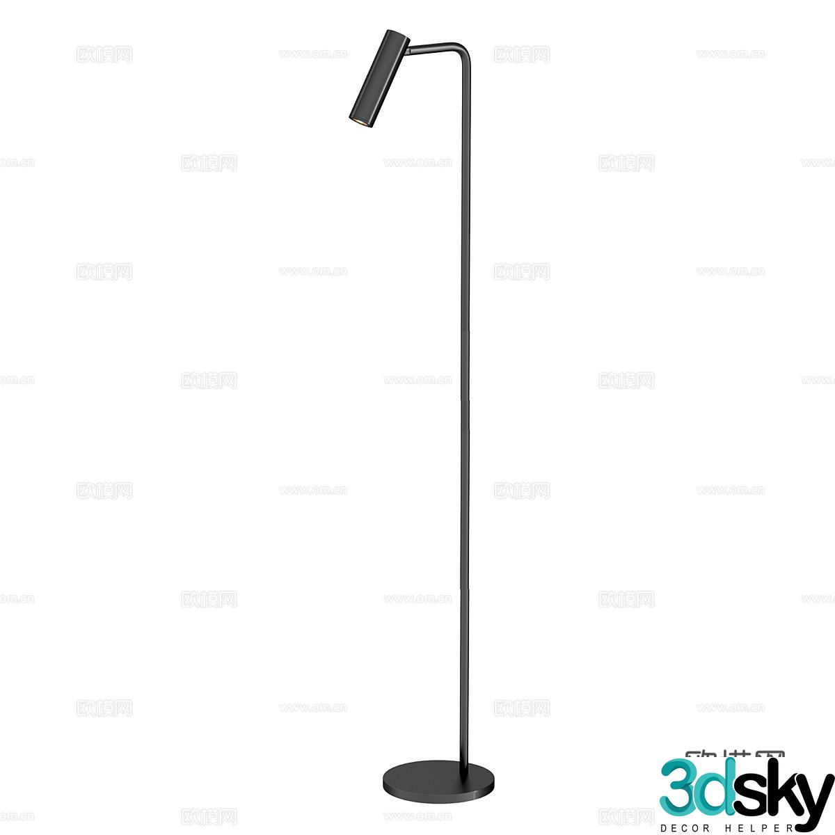 Modern minimalist floor lamp 3d model
