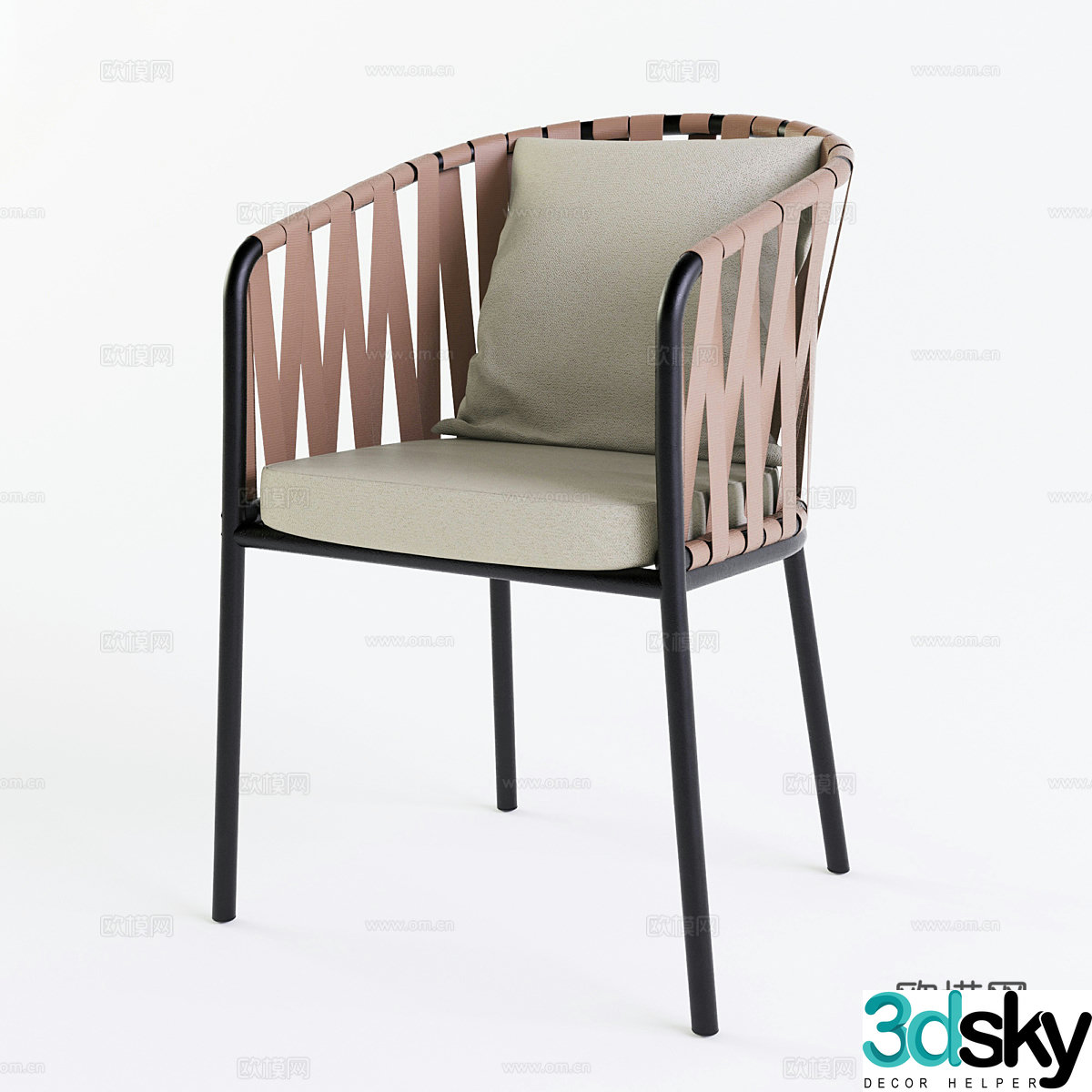 chair leisure chair 3d model