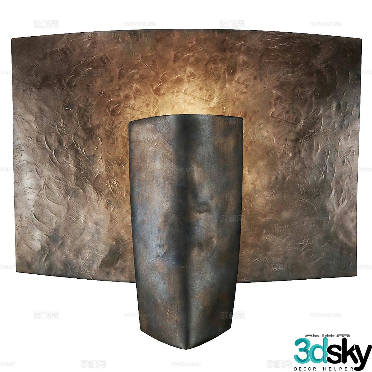 Wabi-sabi wall lamp 3d model