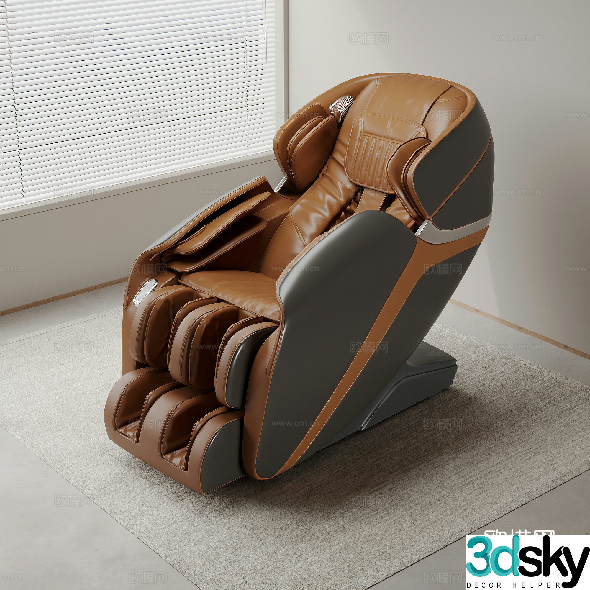 Modern massage chair massage sofa 3d model