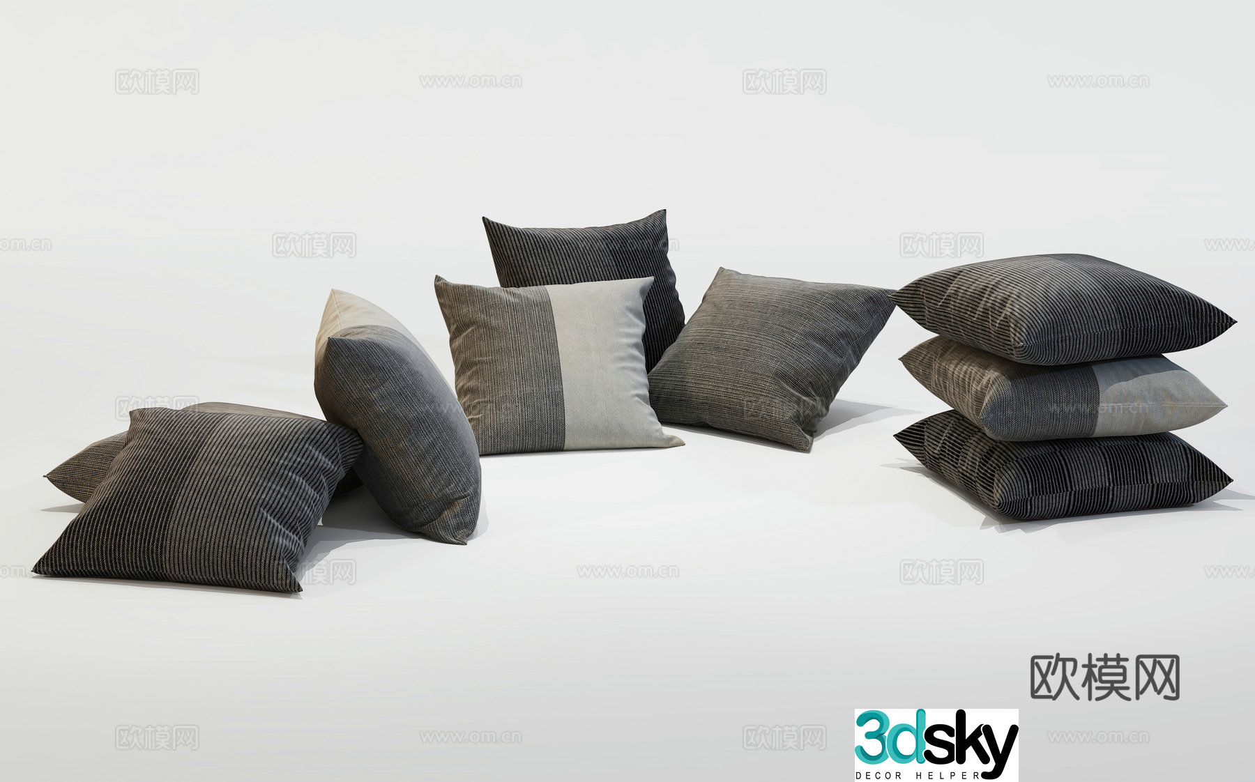 pillow pillow square pillow 3d model