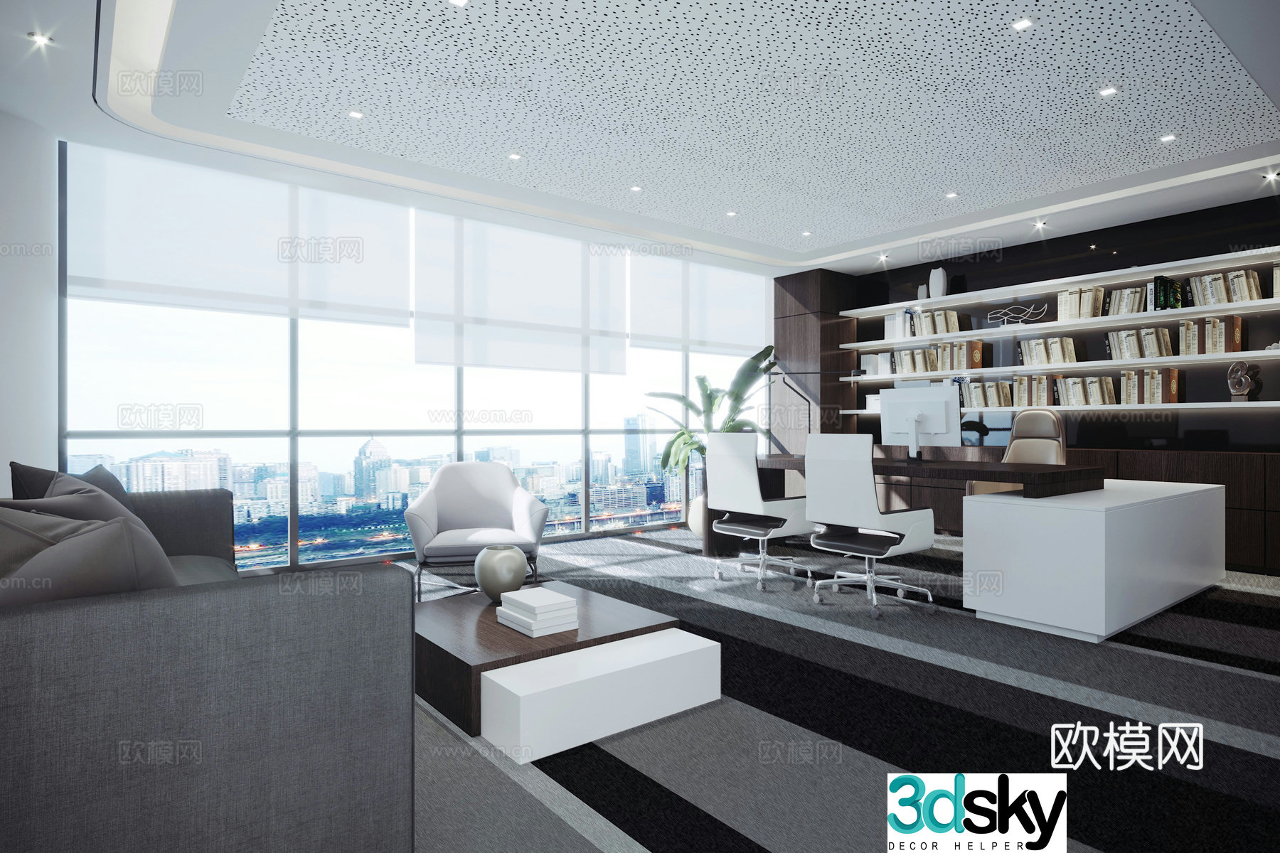 General Manager’s Room Chairman’s Room 3D model