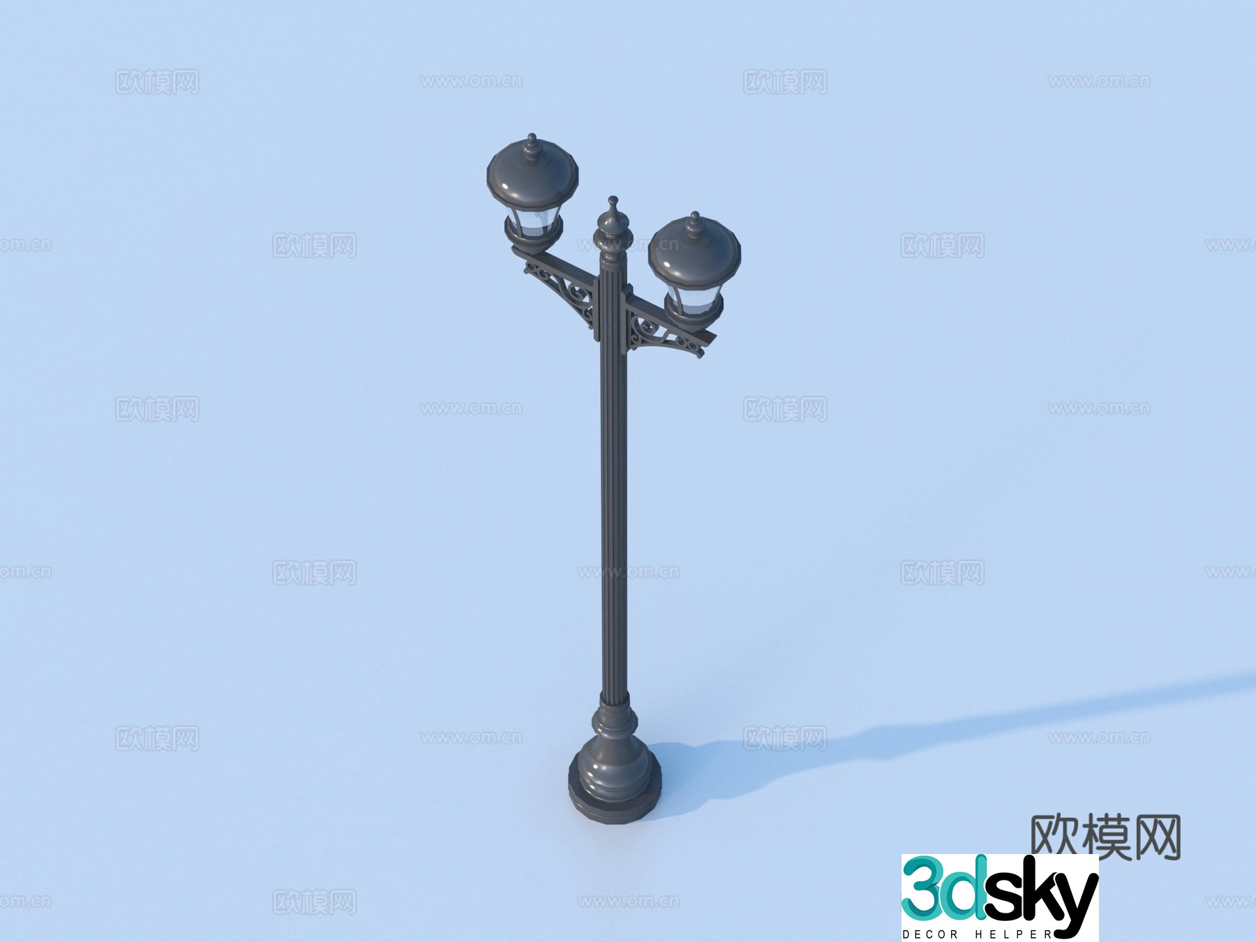 Modern street light outdoor light landscape street light 3d model