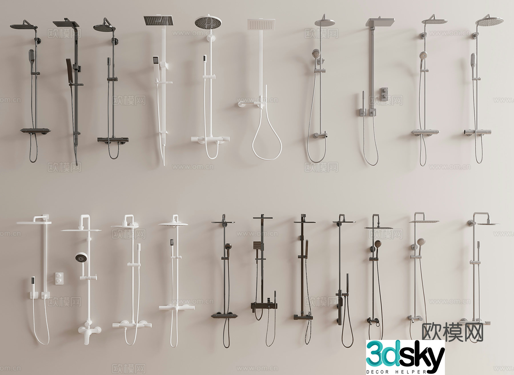 shower head 3d model