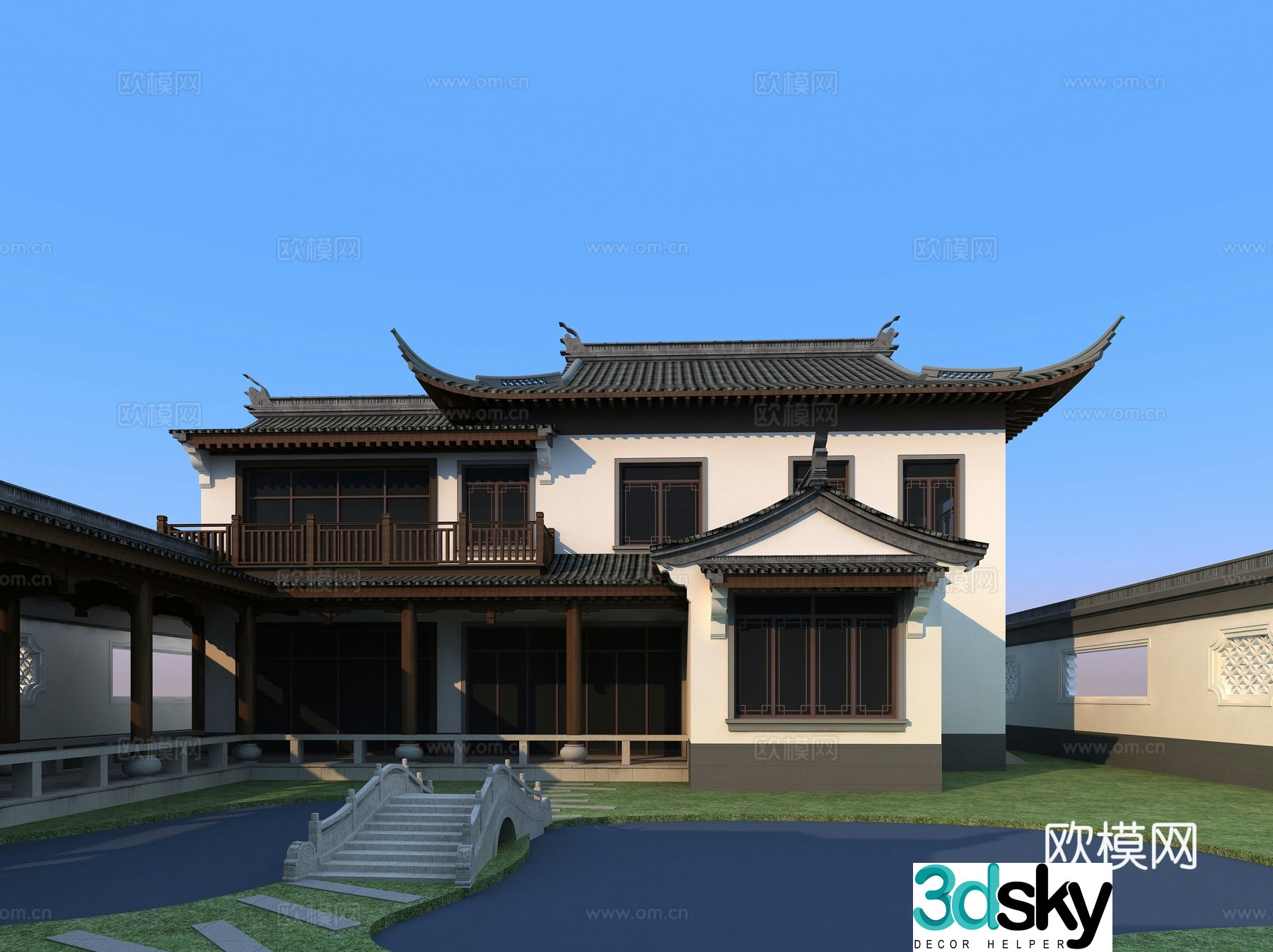 3D model of Chinese folk ancient architecture