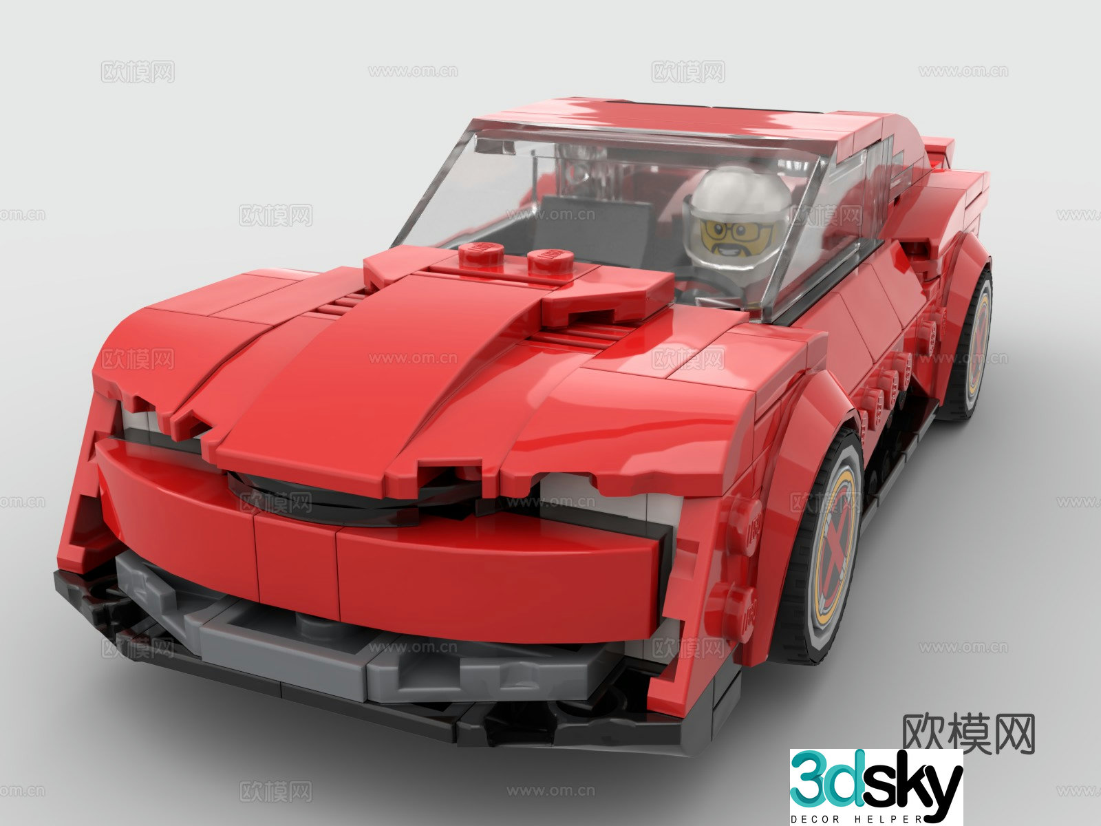 LEGO LEGO toys sports car car vehicle supercar 3d model