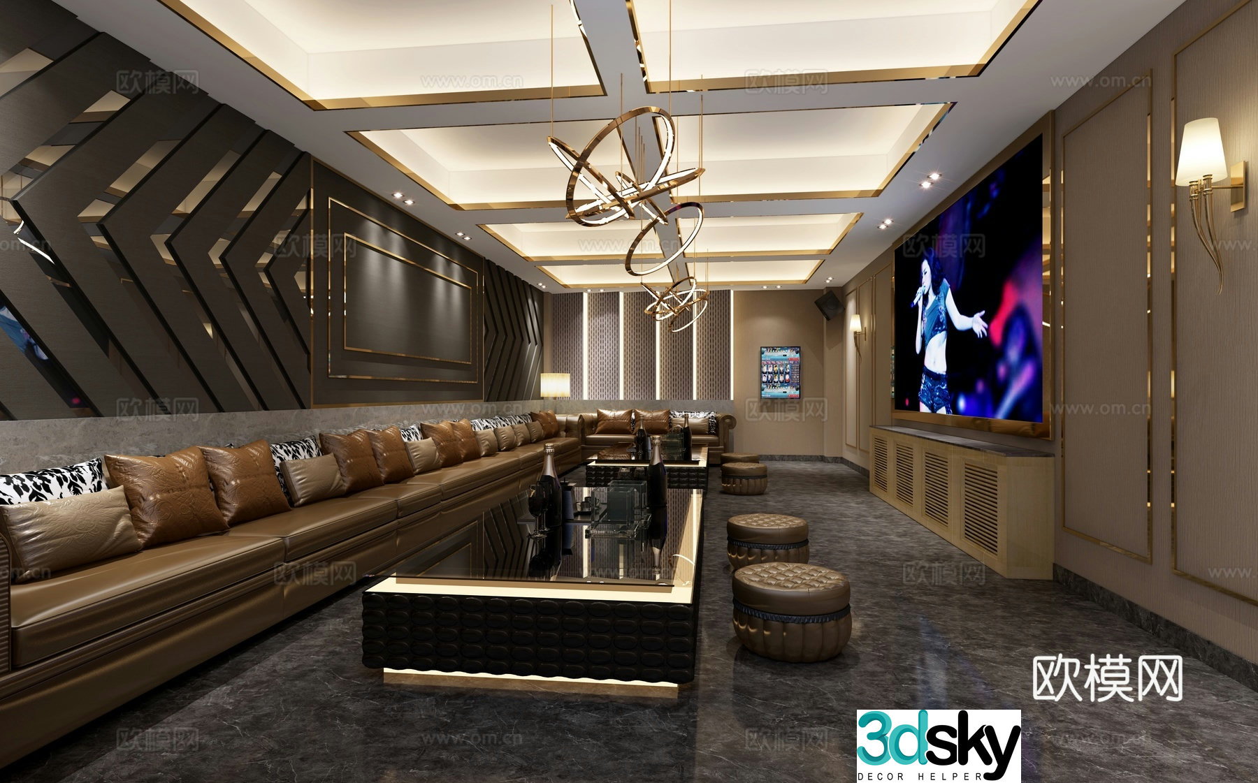 KTV box nightclub bar 3d model