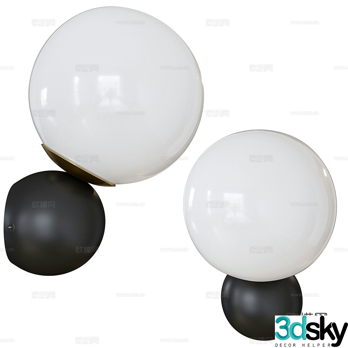 wall lamp 3d model