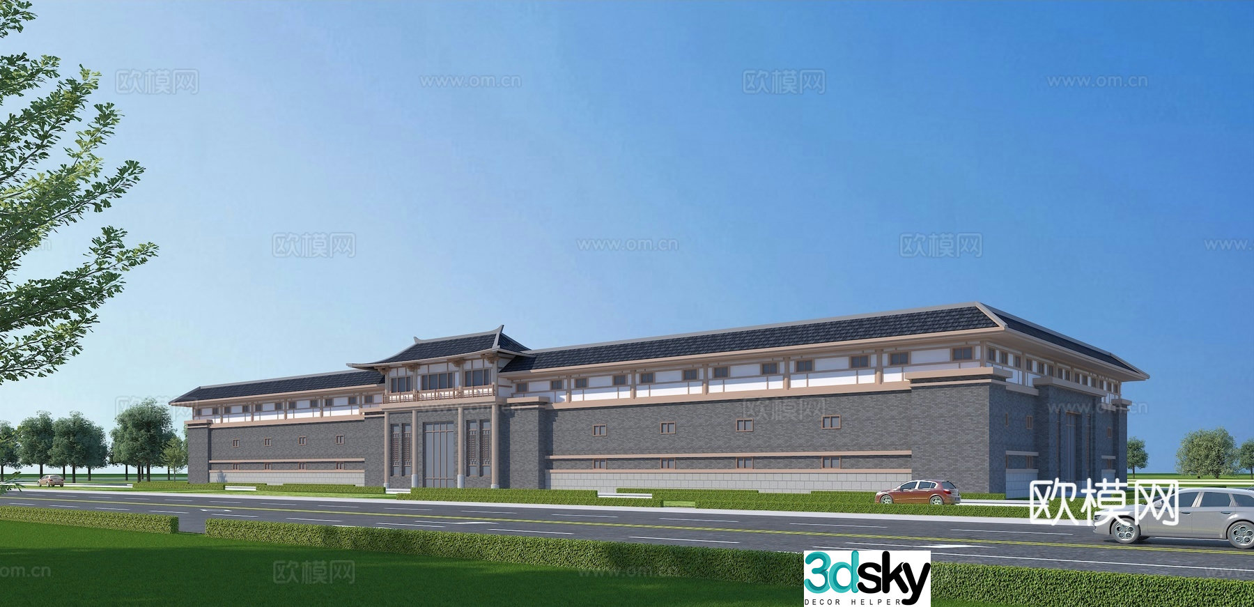 Chinese ancient building 3D model