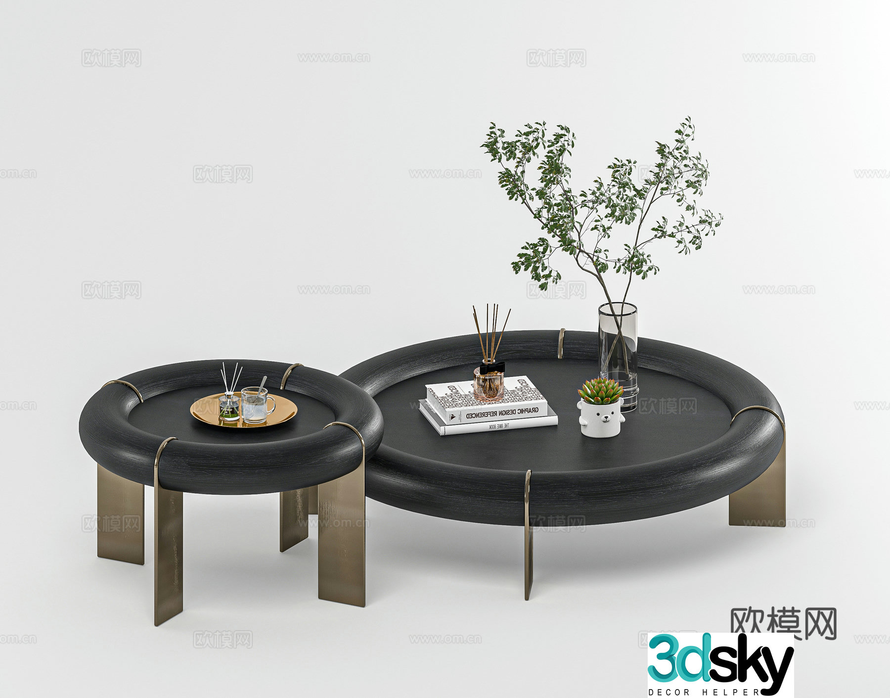 3D model of mother-in-law coffee table