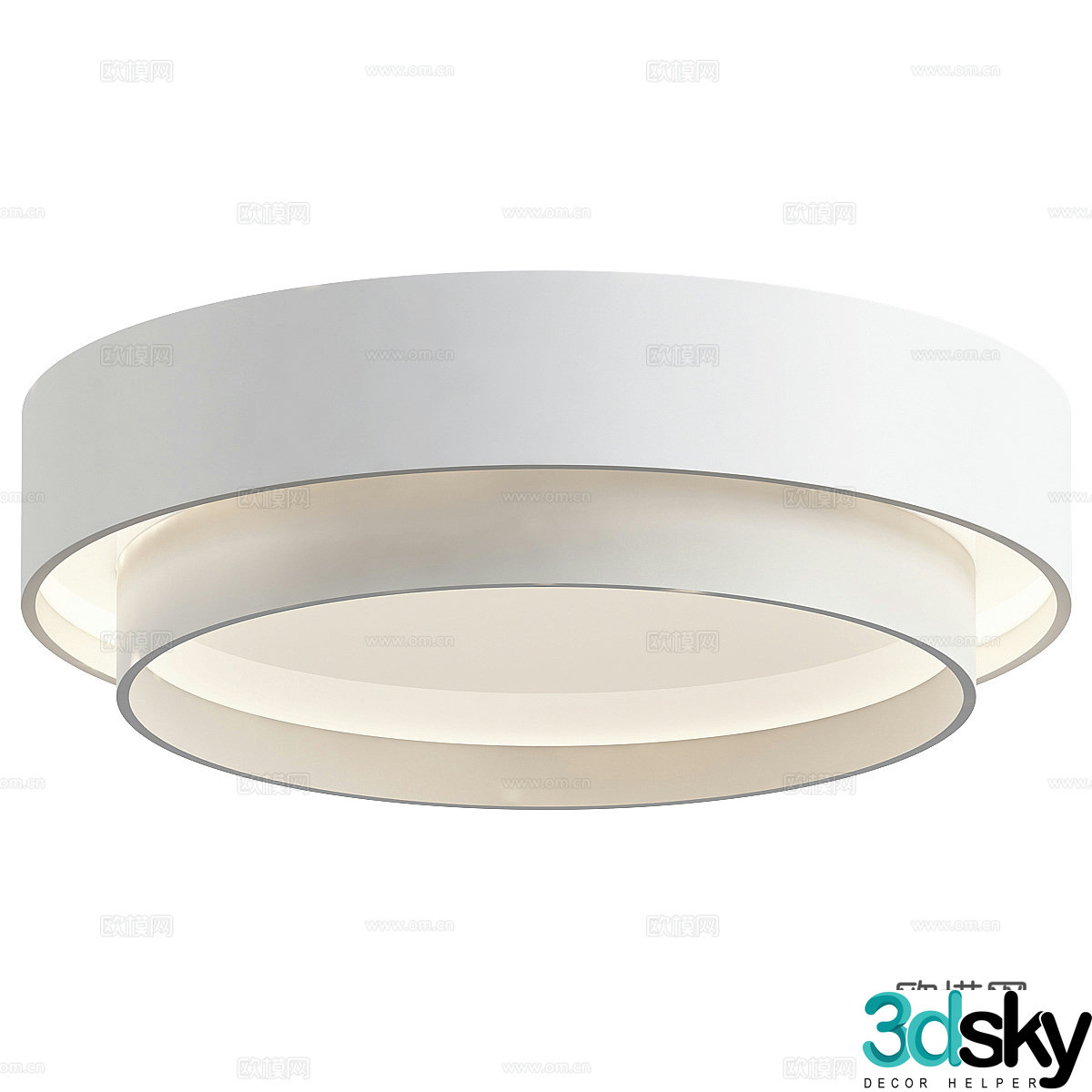 Round ceiling lamp 3d model