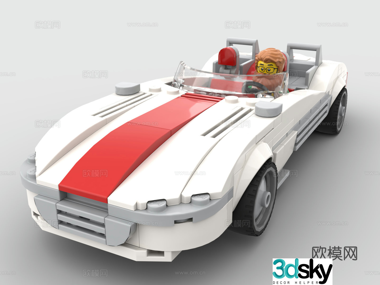 LEGO LEGO toys roadster car vehicle supercar 3d model