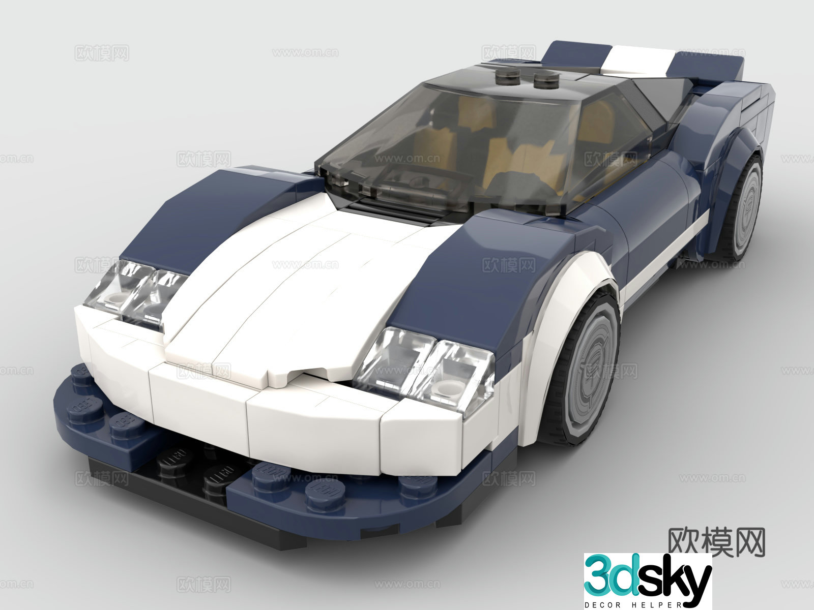 LEGO LEGO toys sports car car vehicle supercar 3d model