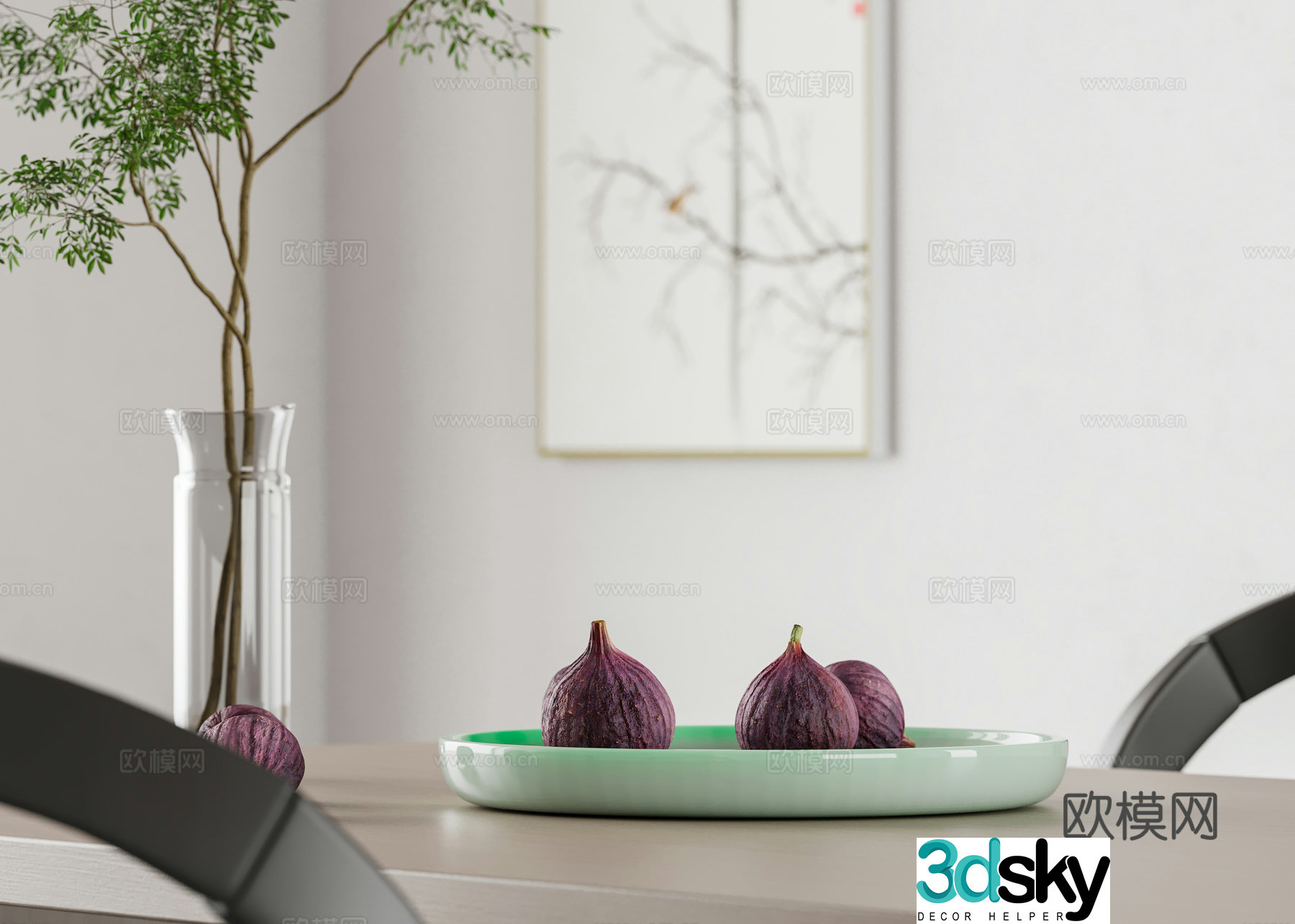 Table decorations Sideboard decorations Fruit decorations Fruit plate 3D model