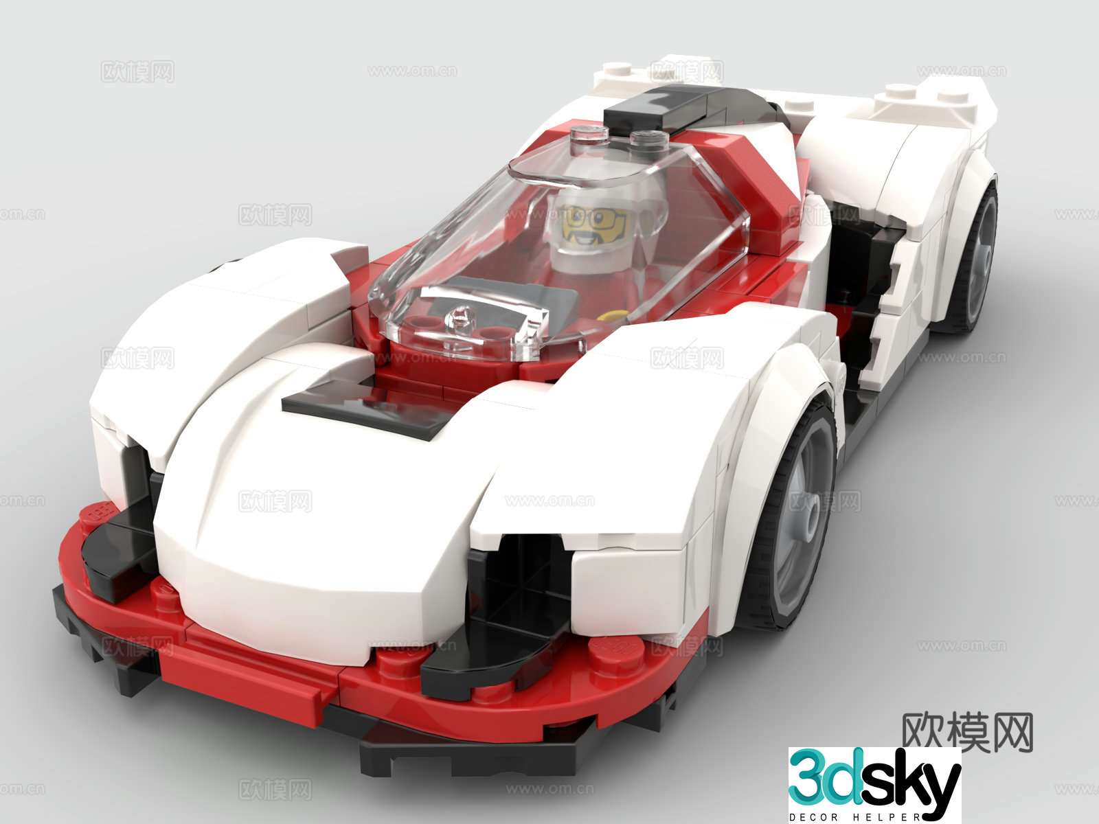 LEGO LEGO toys sports car car vehicle supercar 3d model